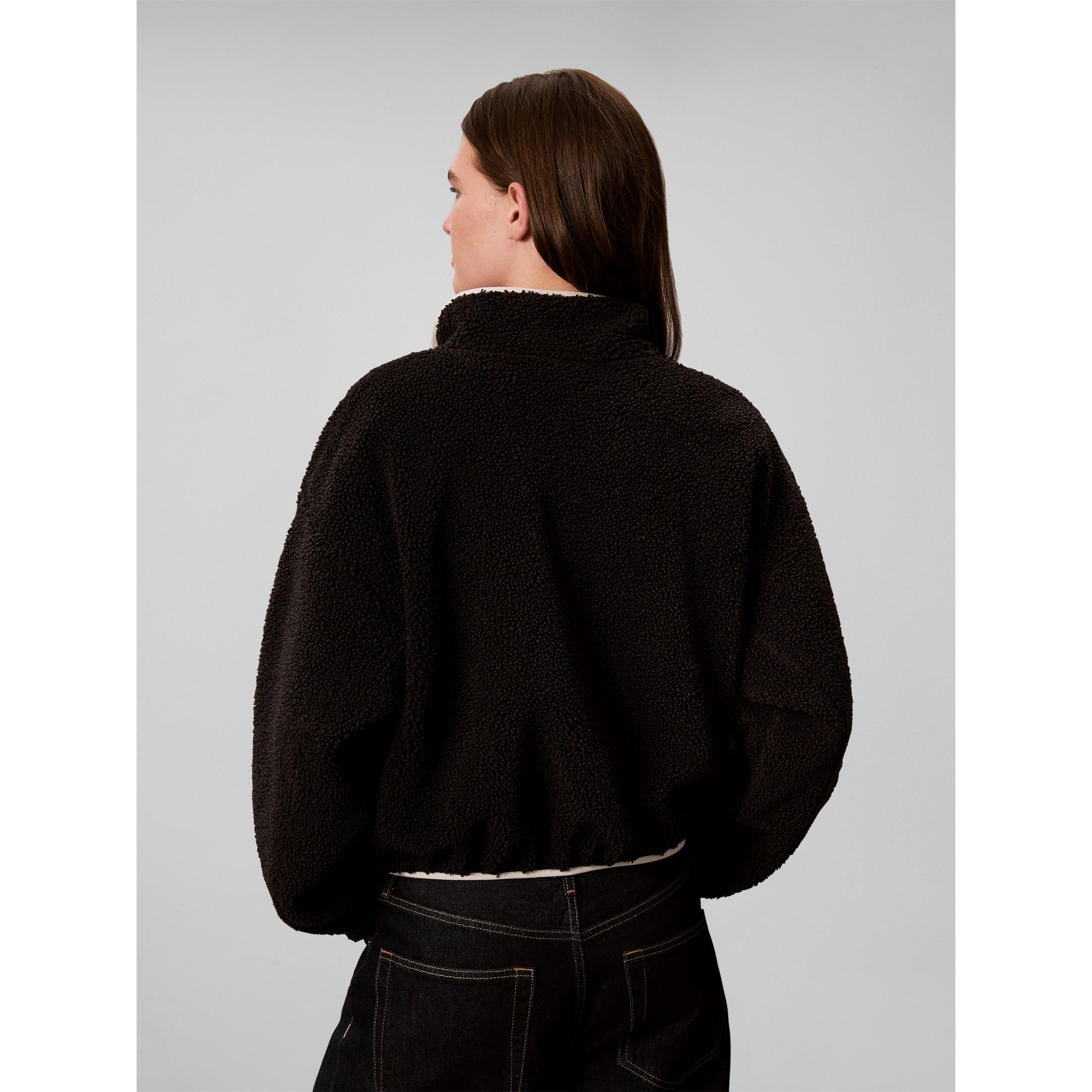 Black - Calvin Klein - CKP 1/4 Zp Sherpa Ld64 - 7