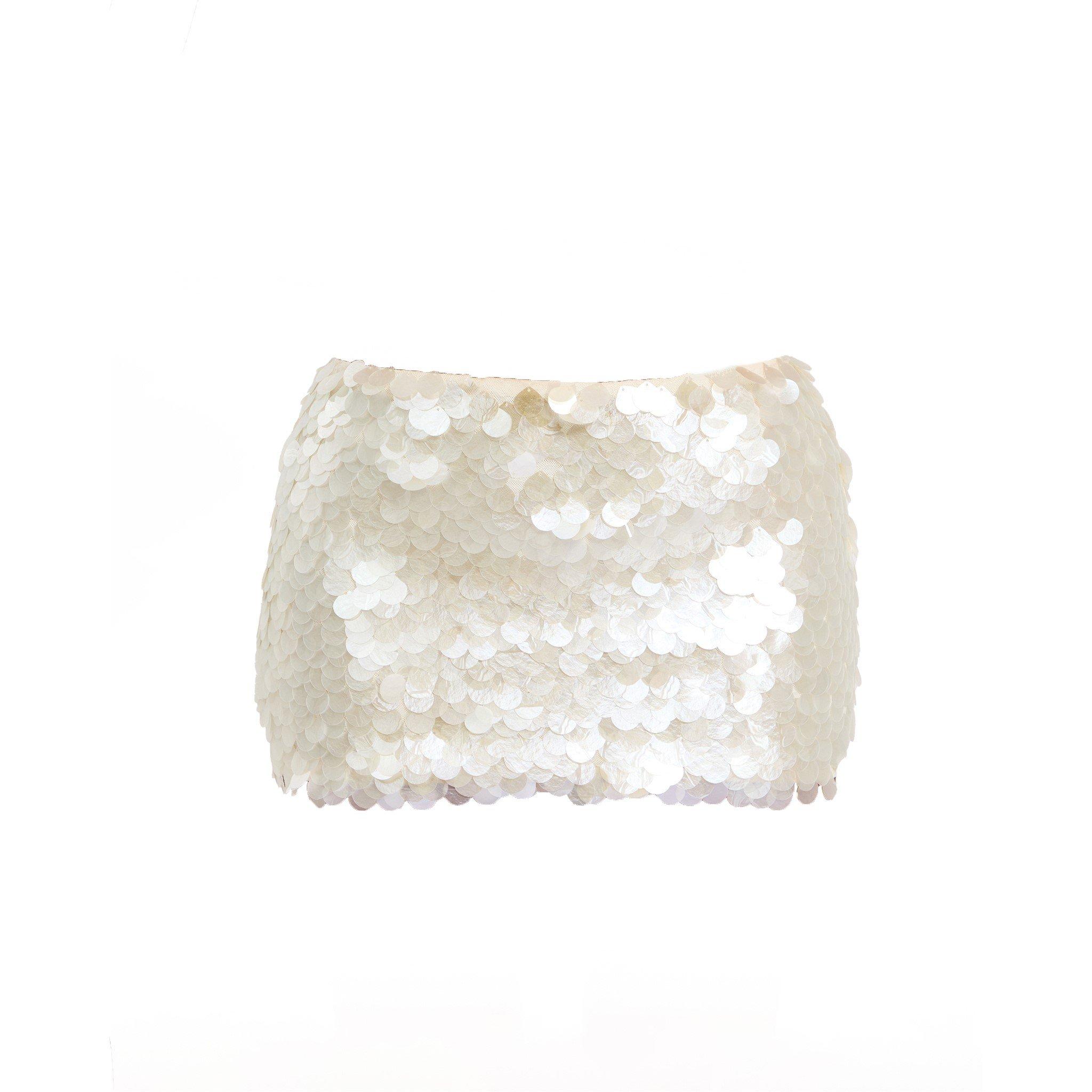Cream - Mars The Label - Women's Shimmi Mini Skirt - 5