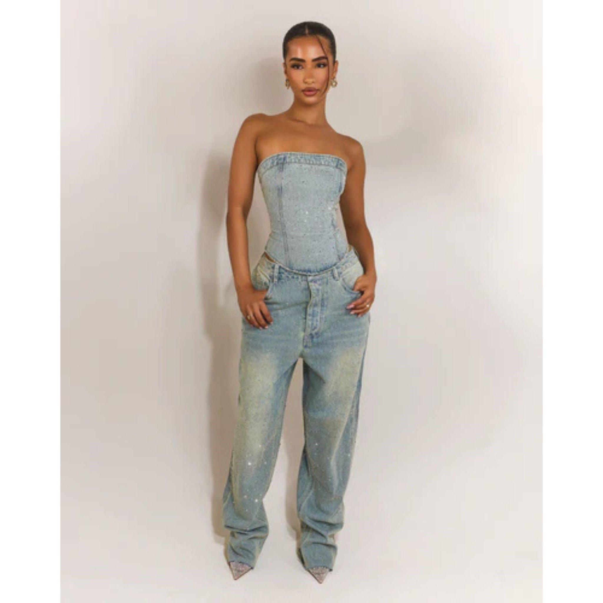 Denim - Mars The Label - Women's Kai Corset Top - 1