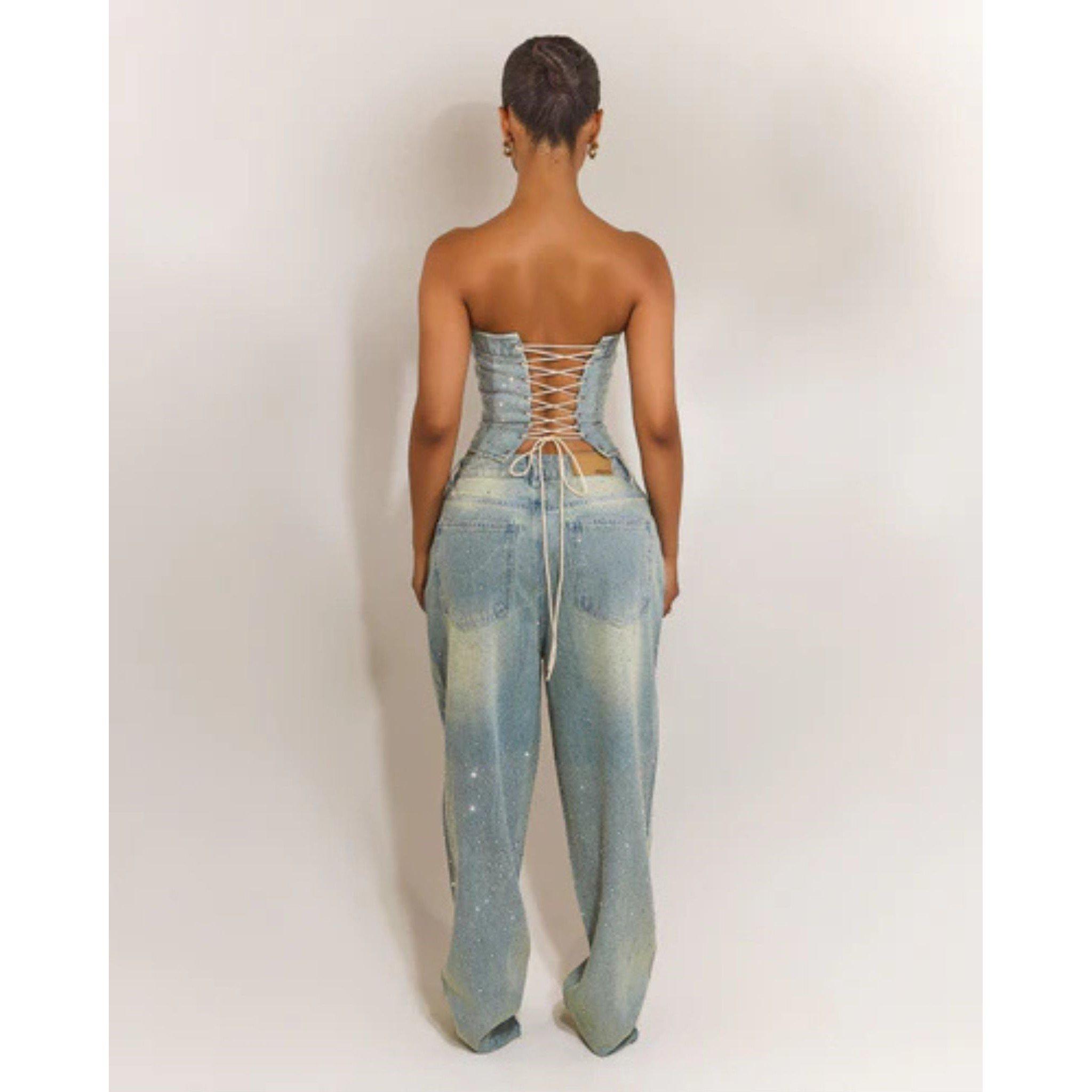 Denim - Mars The Label - Women's Kai Corset Top - 3