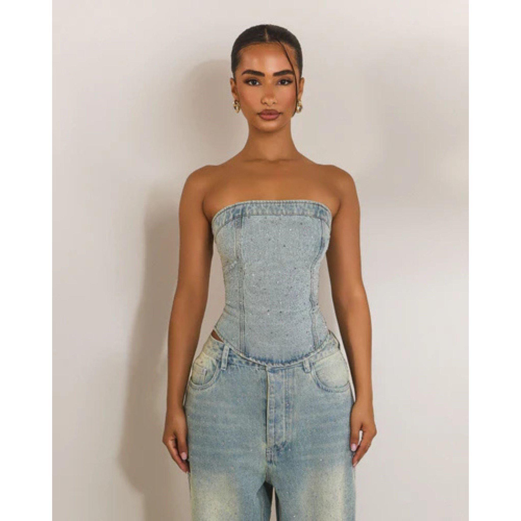 Denim - Mars The Label - Women's Kai Corset Top - 4