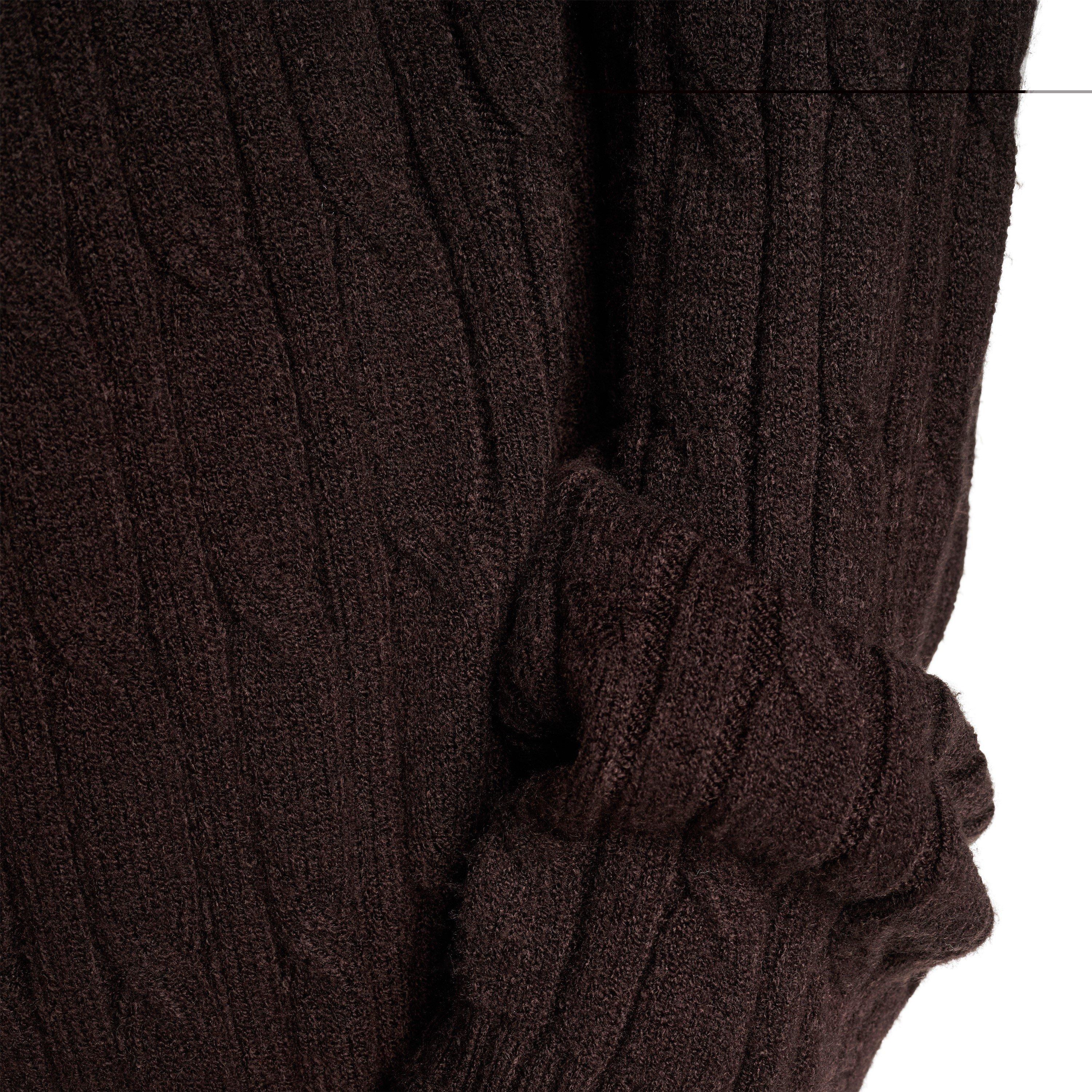 Espresso - DKNY - DKNY Long Sleeve Cable Knit - 4