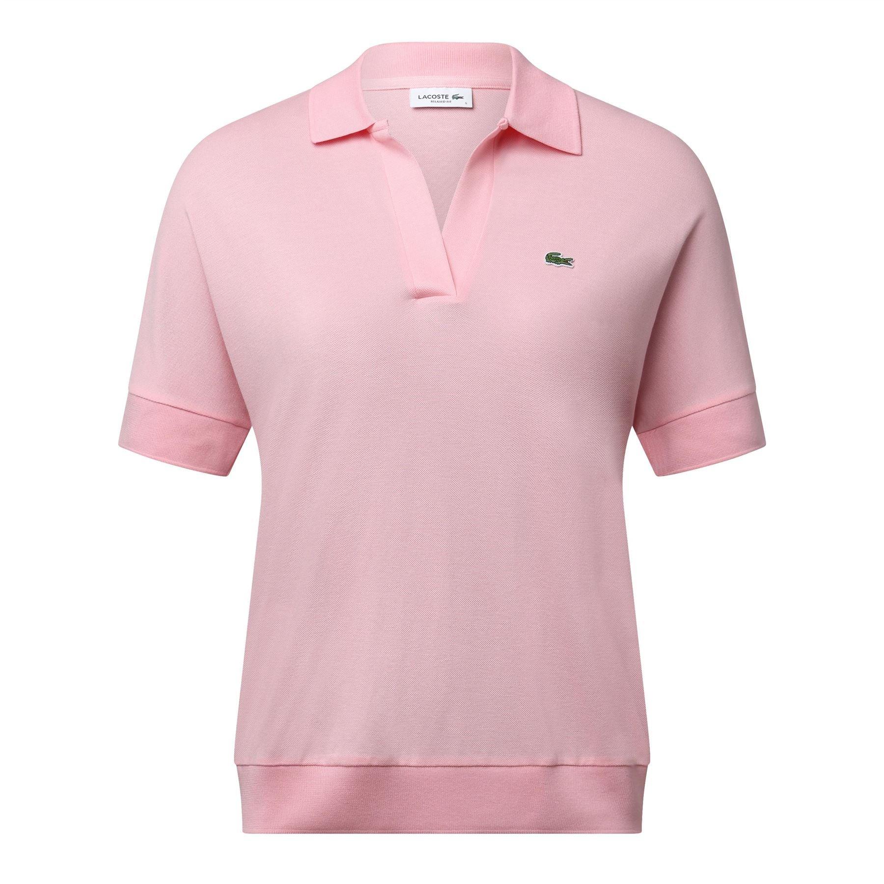 Pink - Lacoste - Loose-Fit Polo Shirt - 1