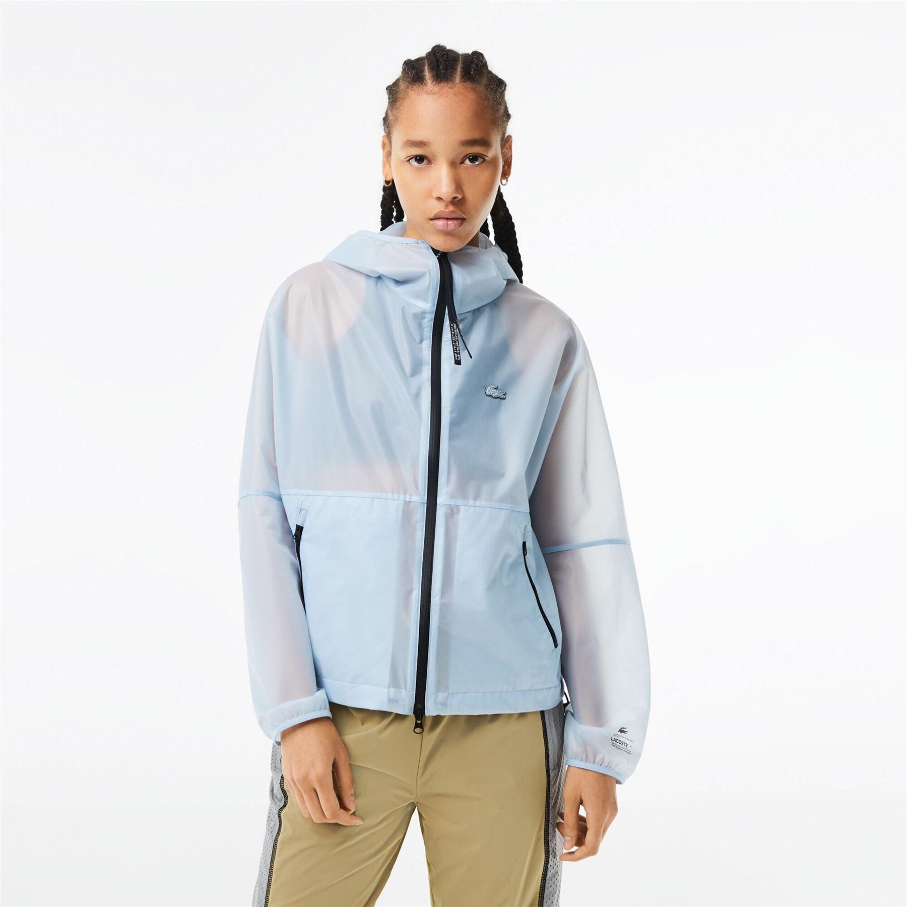Blue - Lacoste - Transparent Windbreaker Jacket - 2