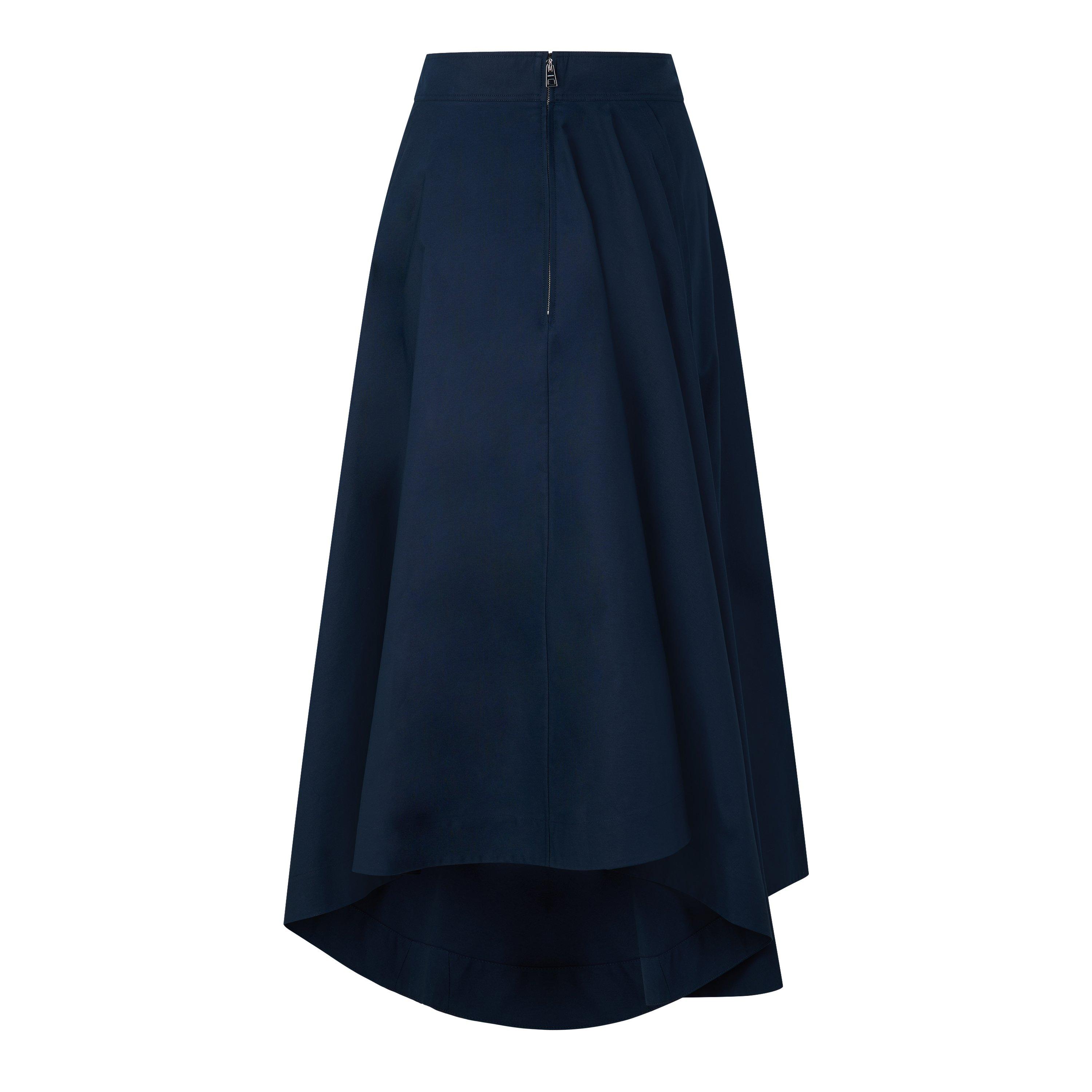 Dark Blue - GIVENCHY - GIV Asymmetric Skirt Ld64 - 2