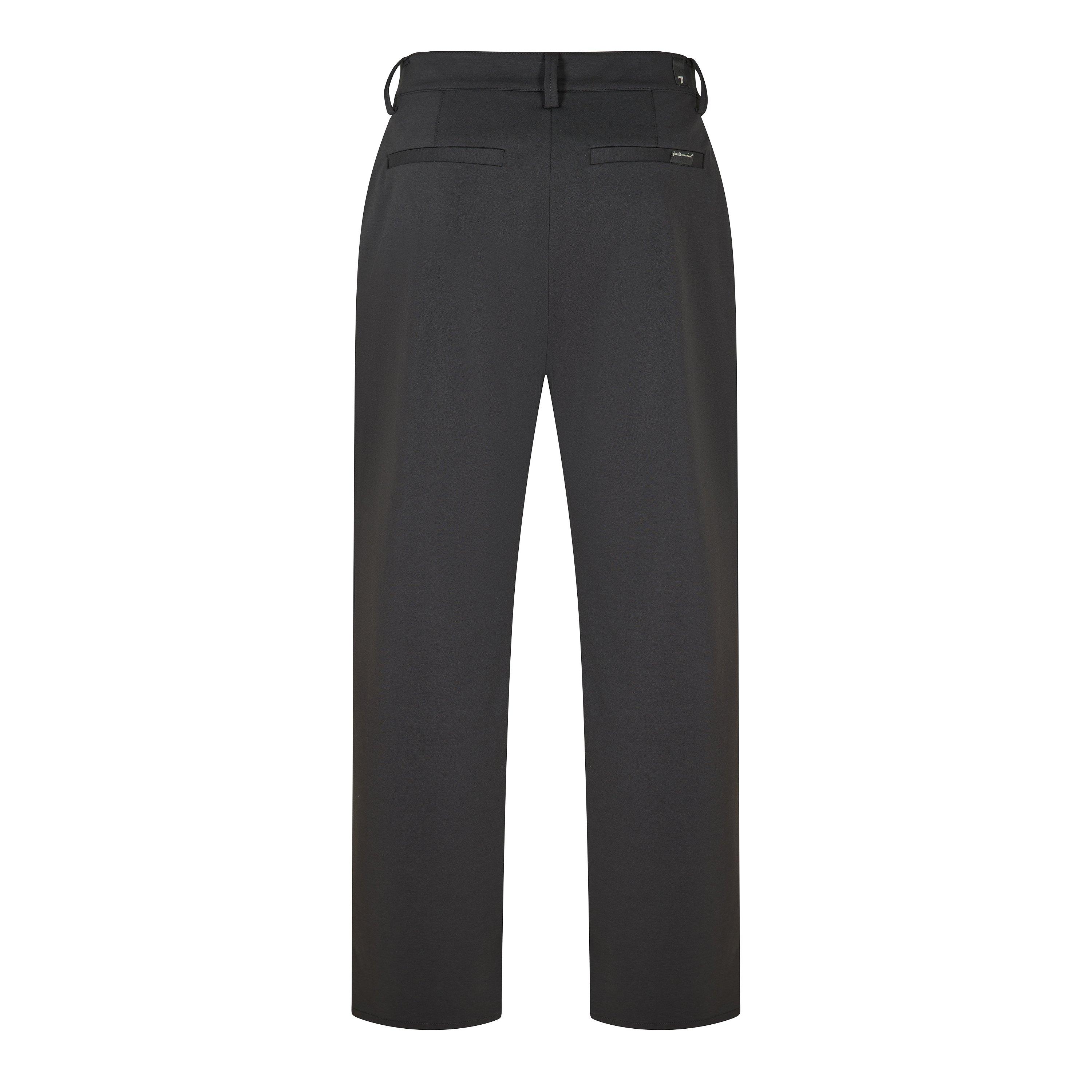 Dbl Knit Black - 7 For All Mankind - Men's Tailored Trousers - 2
