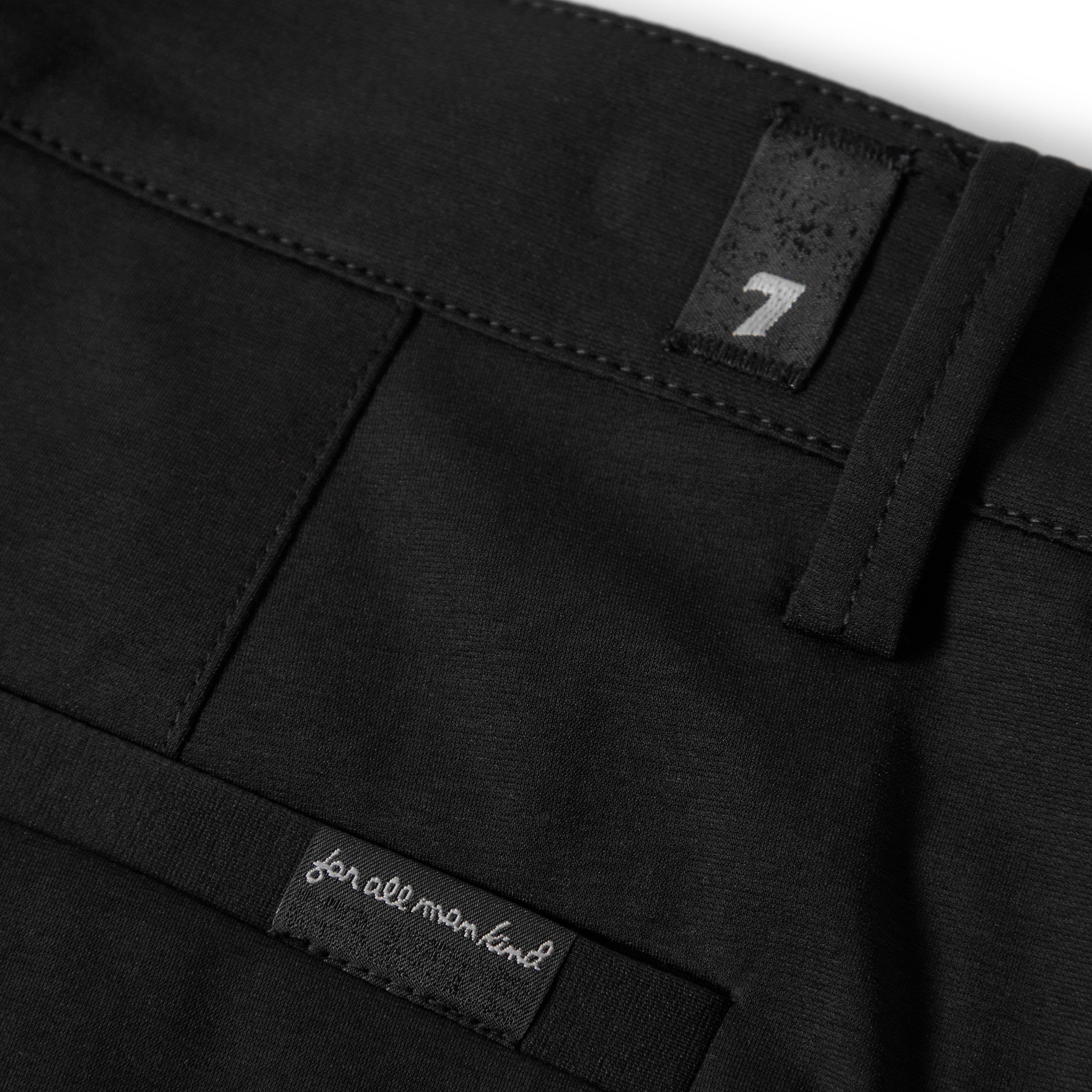 Dbl Knit Black - 7 For All Mankind - Men's Tailored Trousers - 5