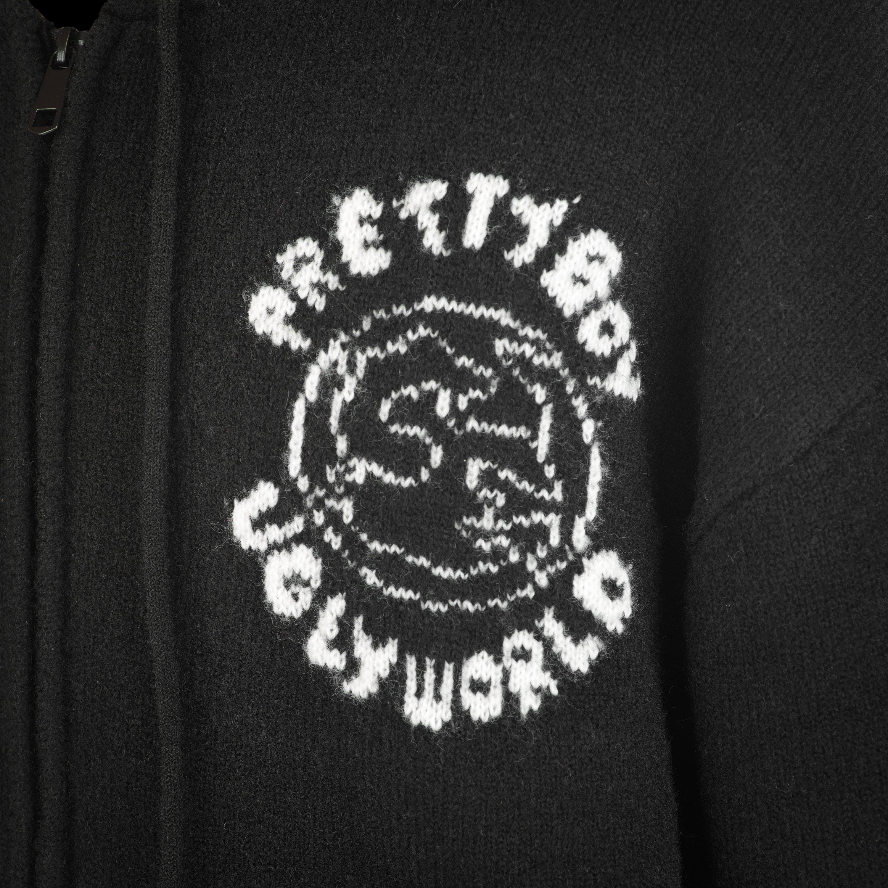 Black - Pretty Boy Ugly World - PBUW World Zip Knit Sn64 - 4