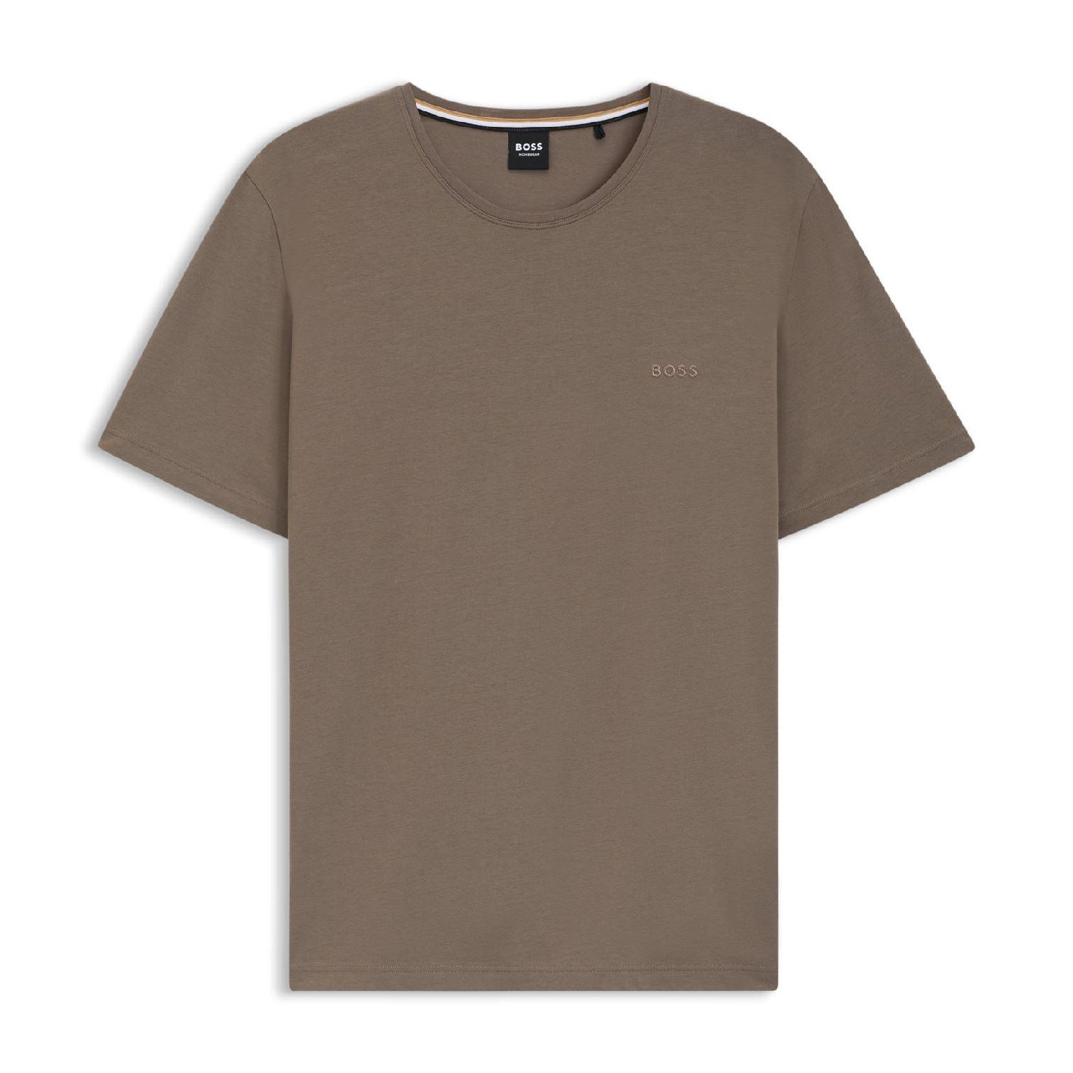 Brown - Boss - Mix&Match Regular Fit Lounge T-Shirt