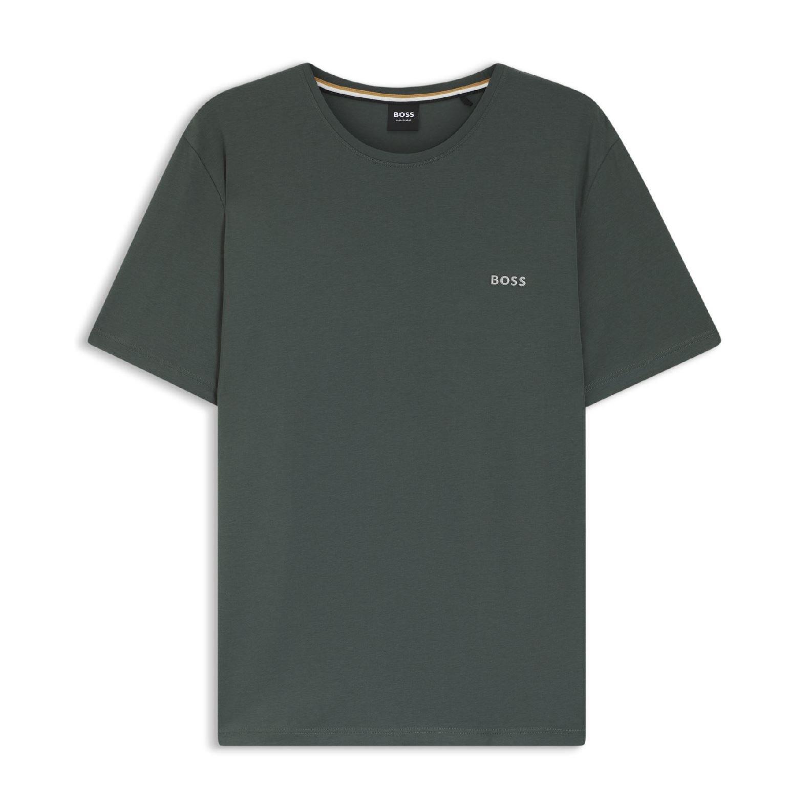 Green - Boss - Mix&Match Regular-Fit Lounge T-Shirt