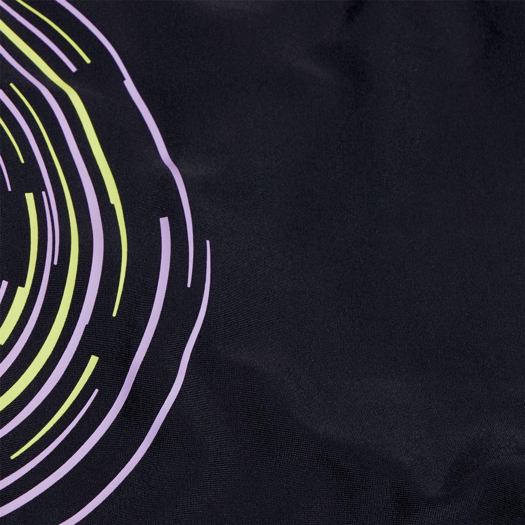 Black Purple - Speedo - Placmement Muscleback Swimming Costume - 3