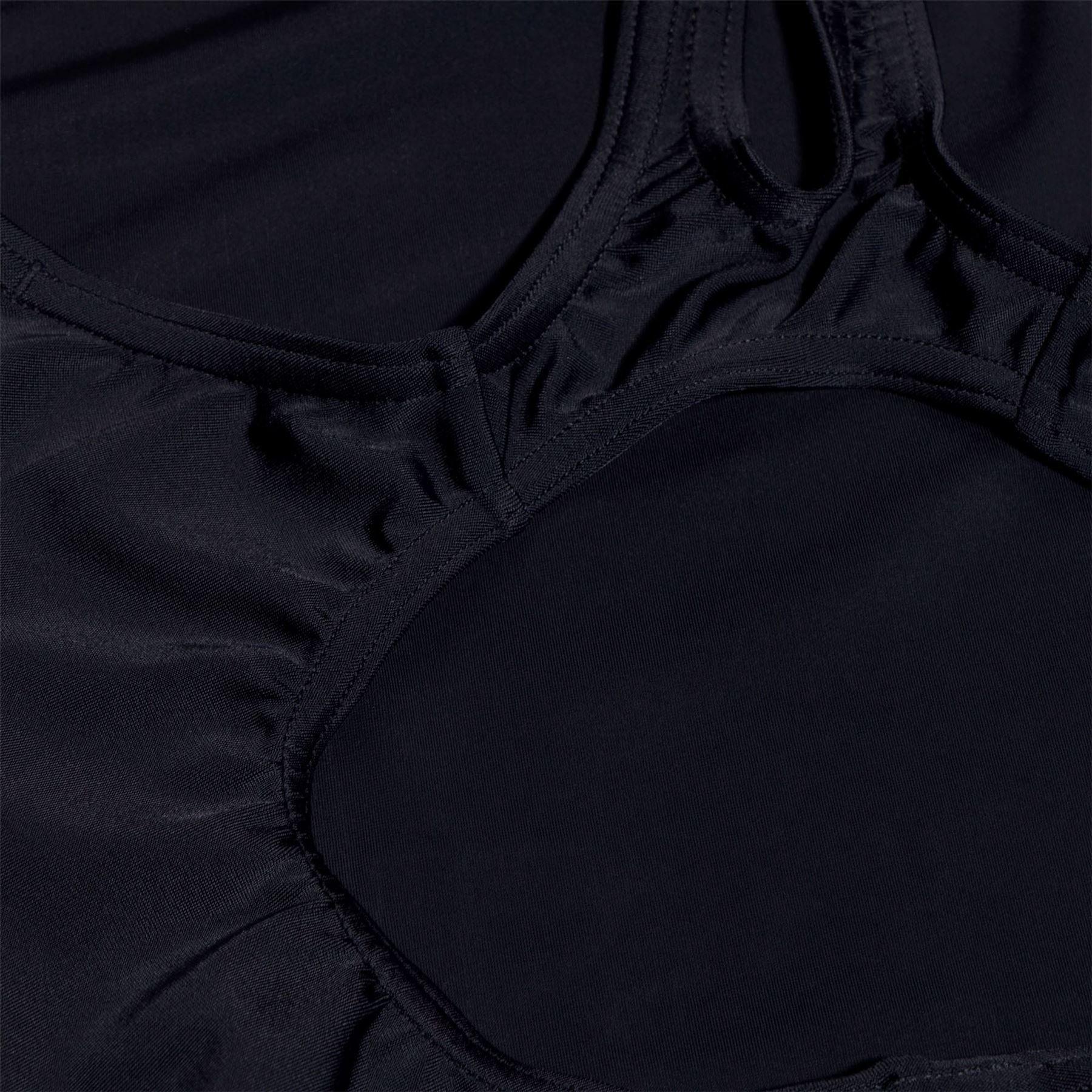 Black Purple - Speedo - Placmement Muscleback Swimming Costume - 4