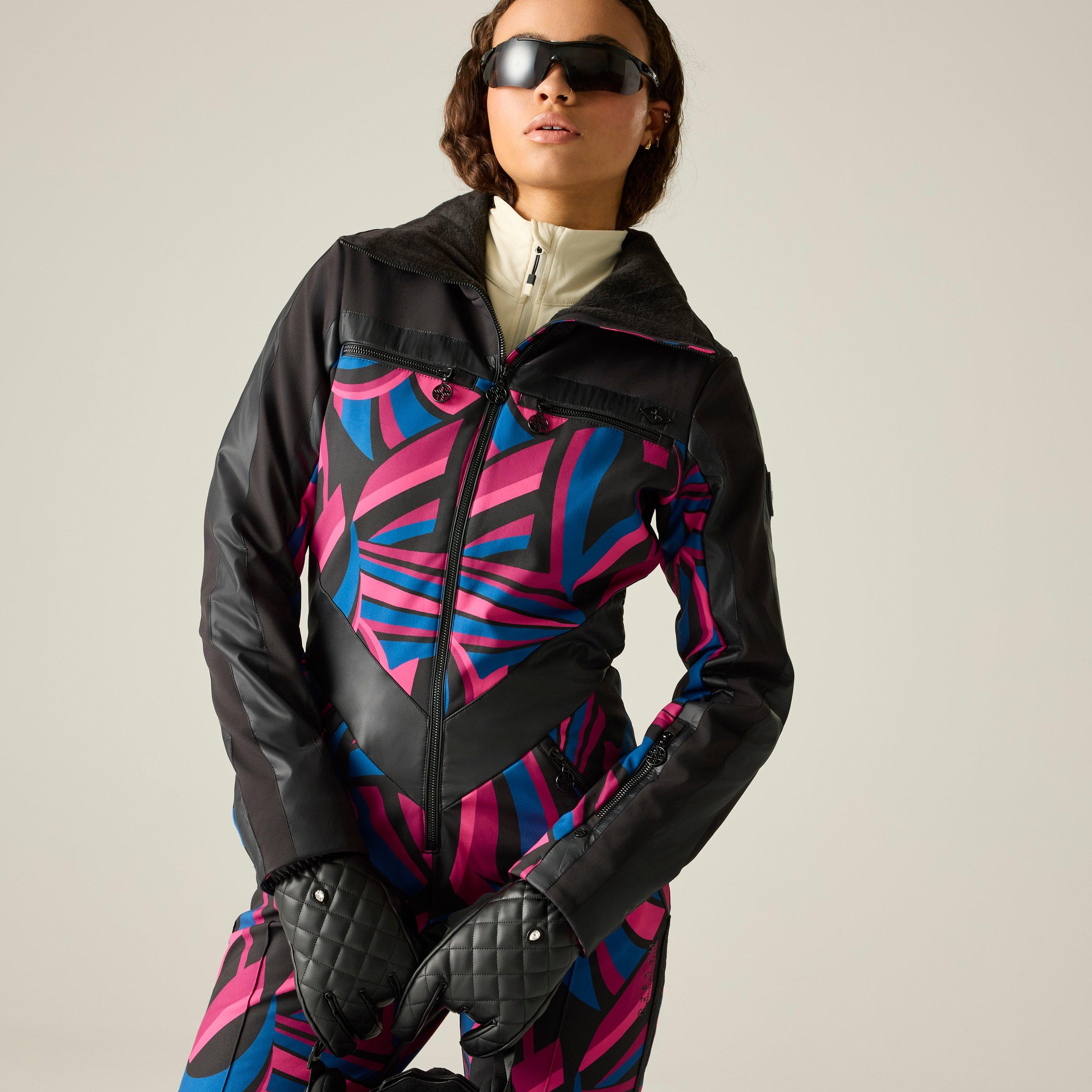 Dare 2B Women's Supremacy Ii Waterproof Breathable Snowsuit - Hot Pink Optica - 10