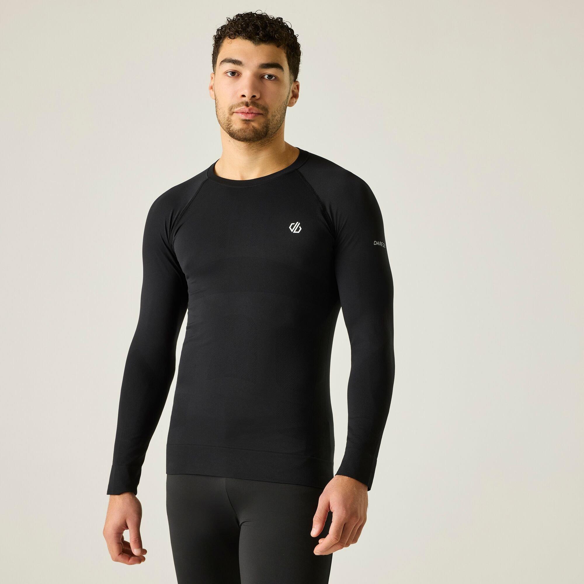 Dare2b Men's Black In The Zone Iii Long Sleeve Tee - Image 3