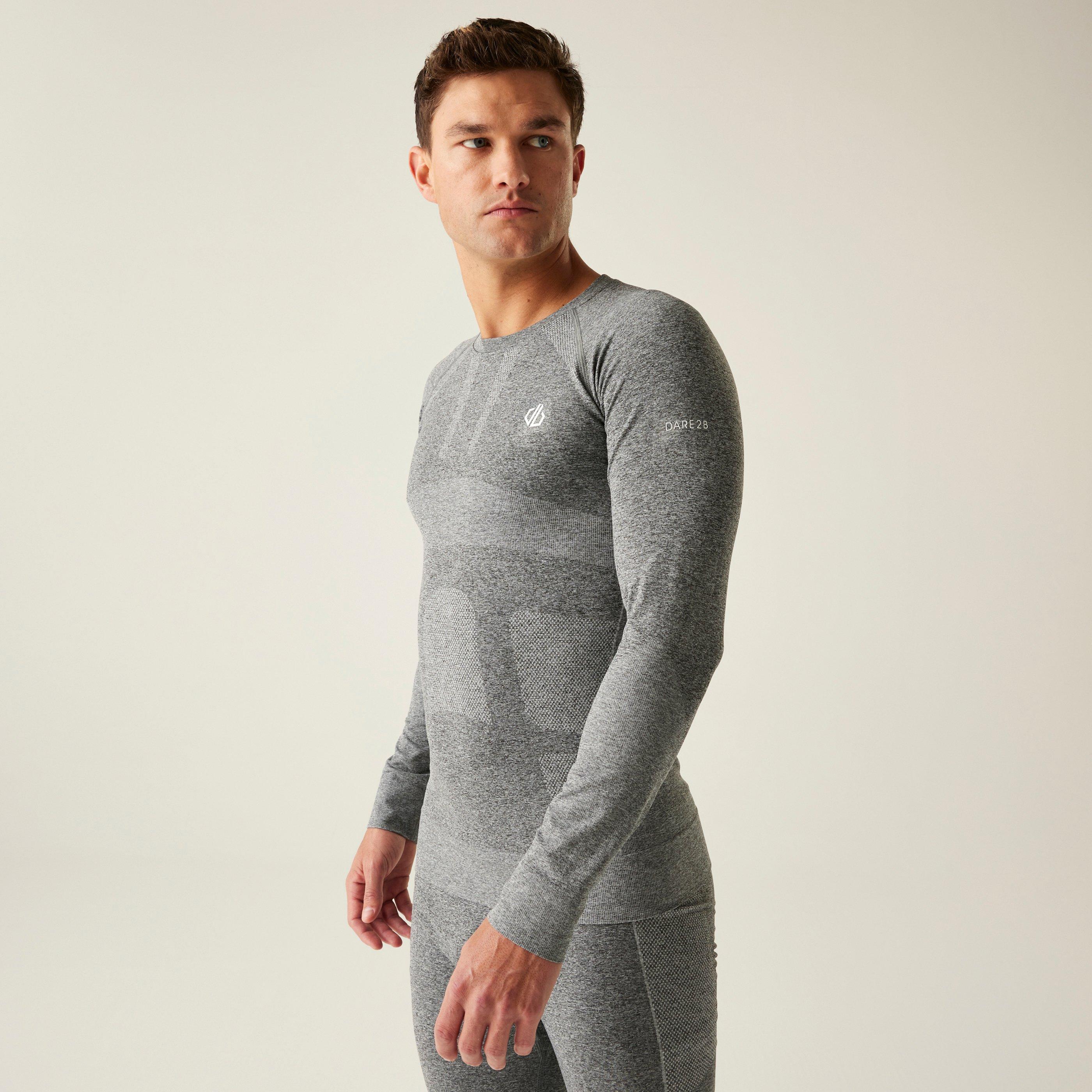 Charcoal Grey M - Dare 2b - Mens In The Zone III Long Sleeve Breathable Anti - 1