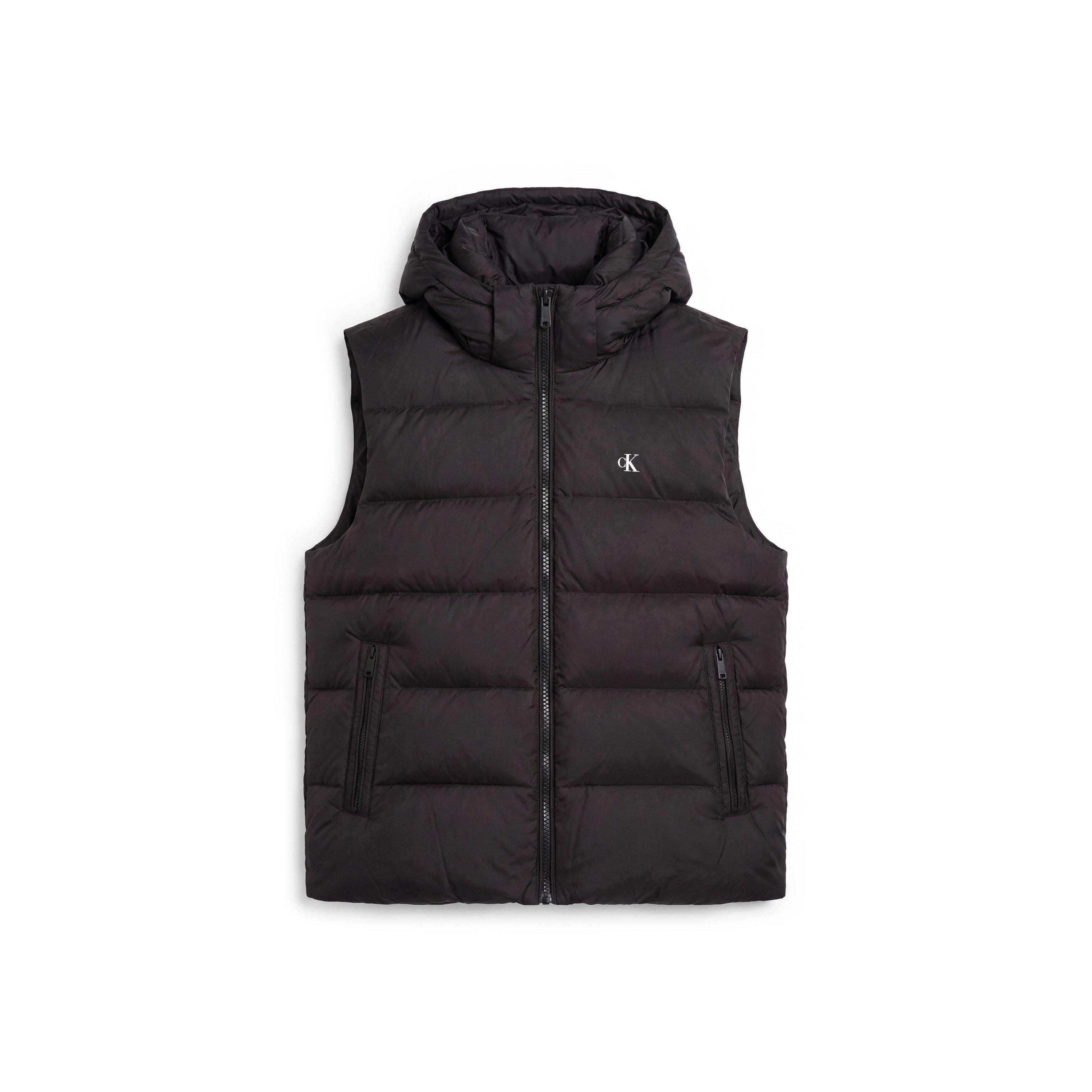 Black - Calvin Klein Jeans - Men's Detachable-Hood Gilet - 1