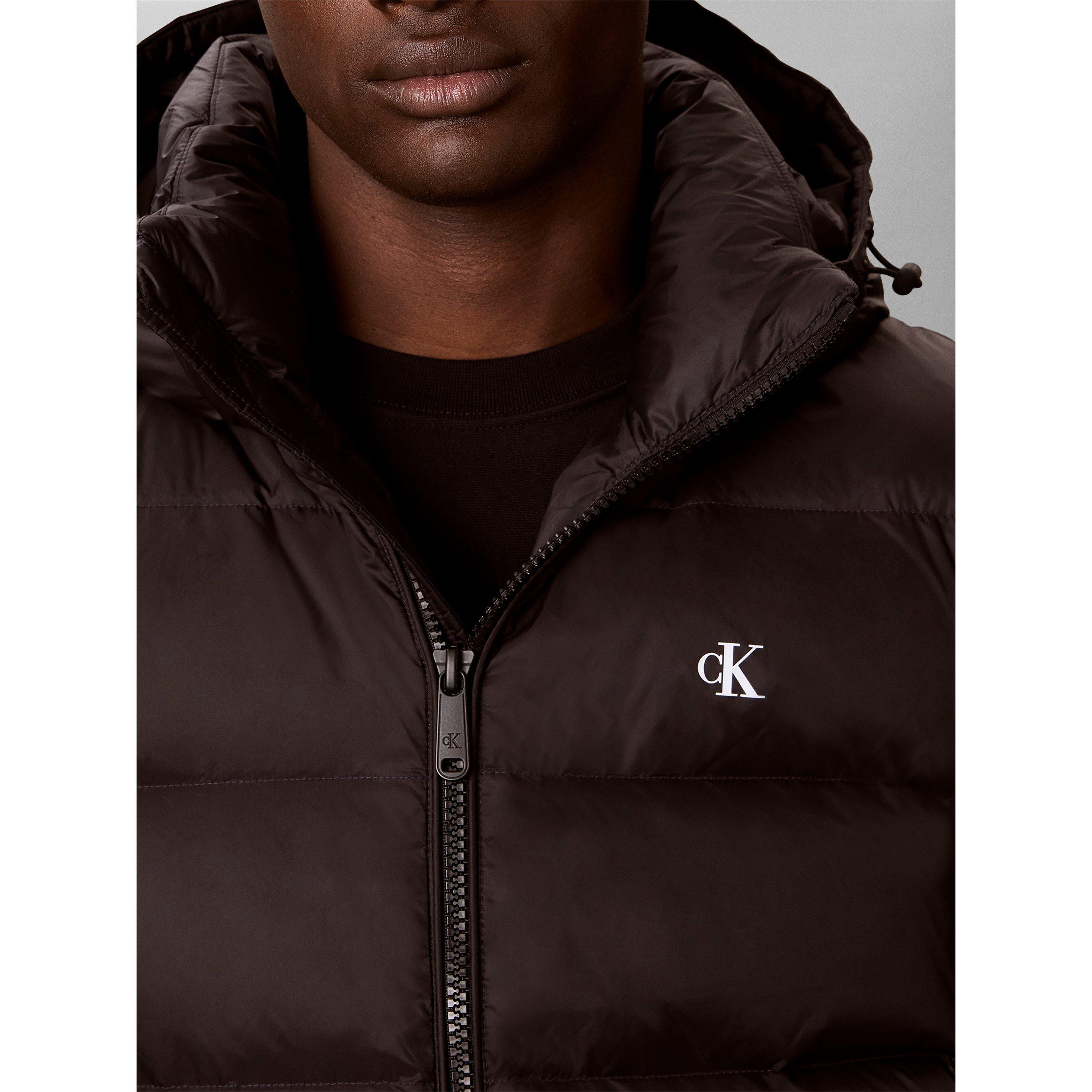Black - Calvin Klein Jeans - Men's Detachable-Hood Gilet - 4