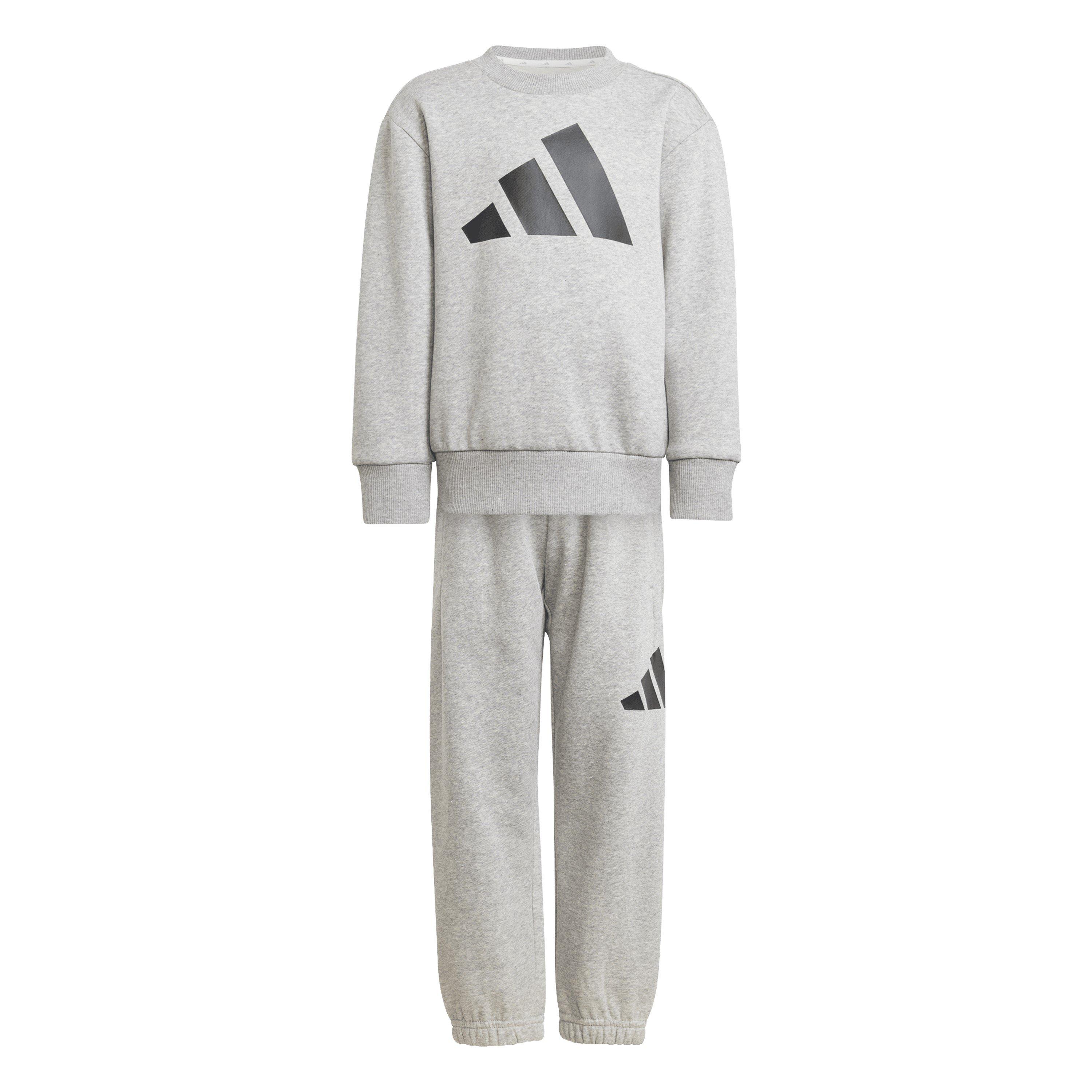 Grey Hthr/Black - adidas - Essentials Joggers Set Juniors - 1