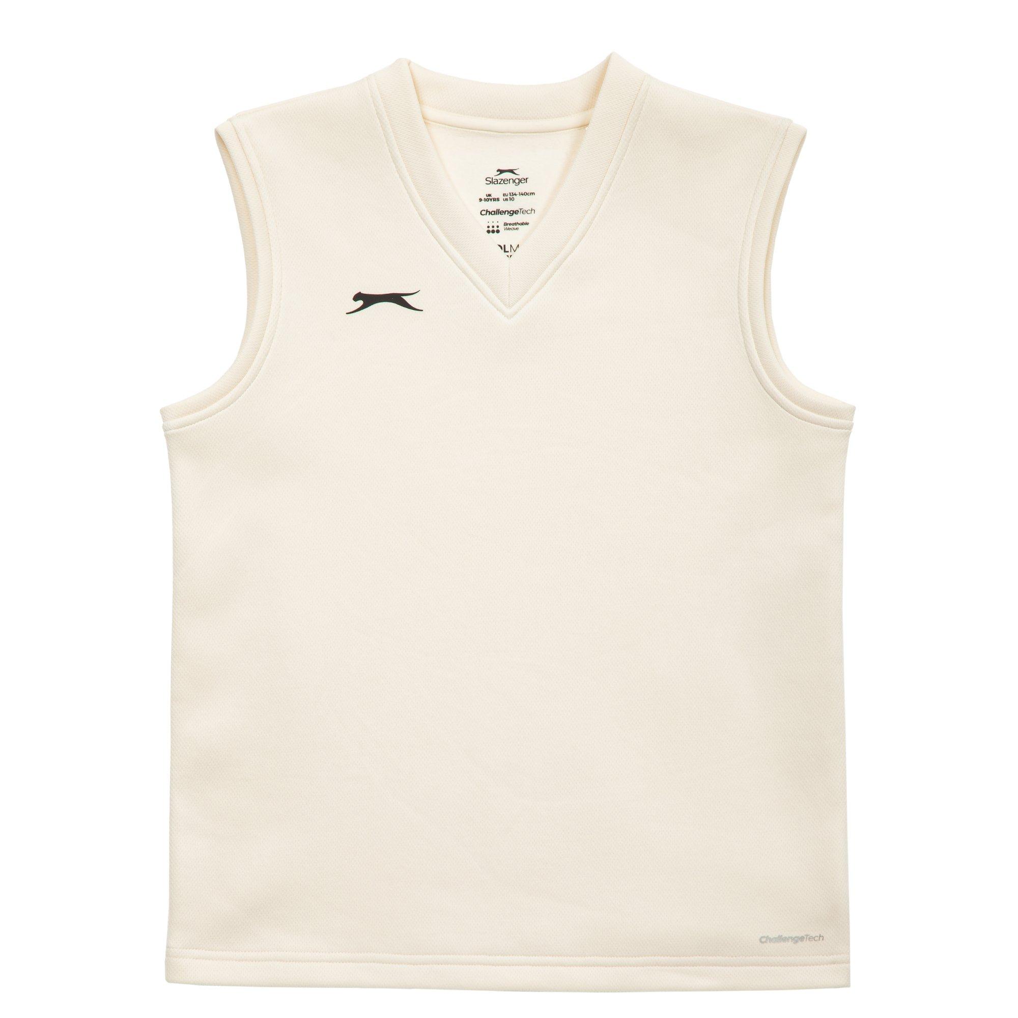 Slazenger Boys Aero Sweater Juniors - Cream - 13 (XL)