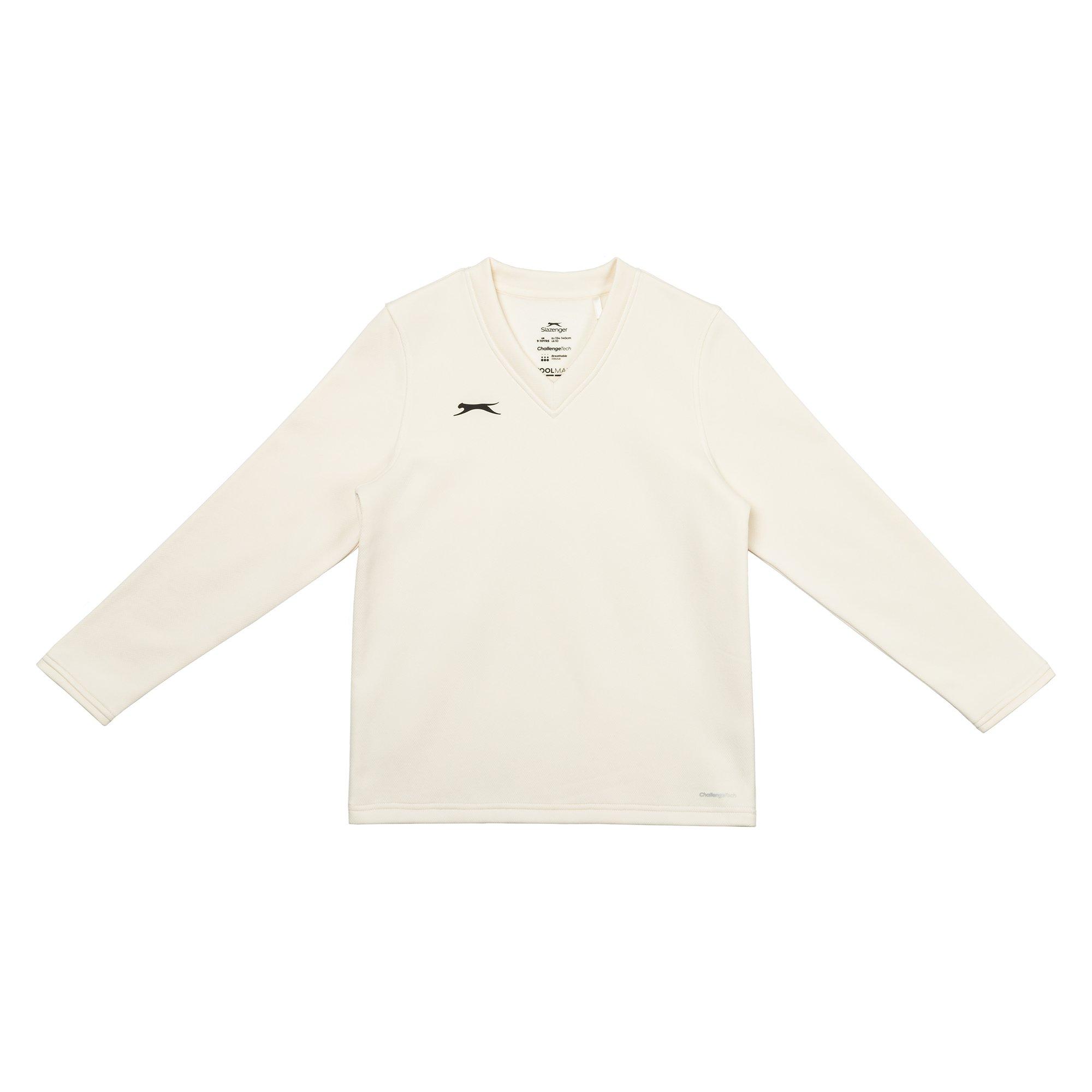 Cream - Slazenger - Long Sleeve Sweater Juniors - 1