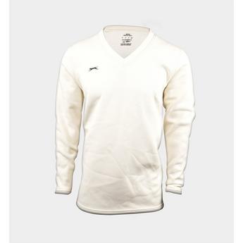 Slazenger Unisex Kids' Long Sleeve Cricket Jumper