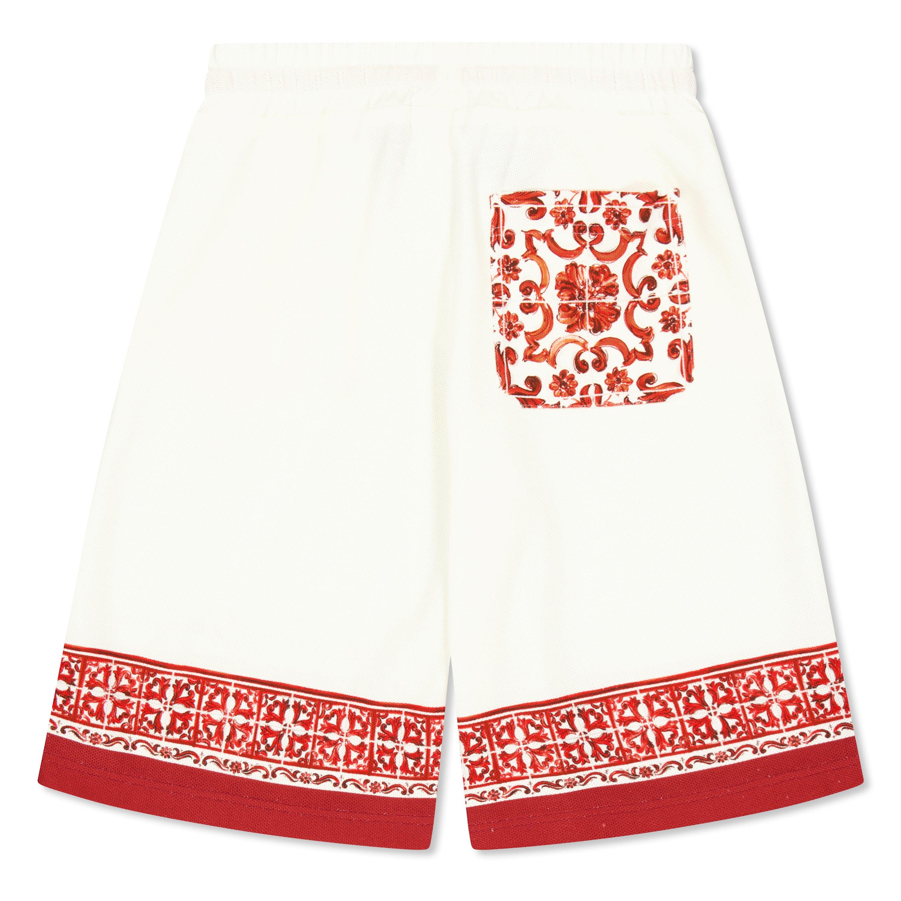 Wht RedIP5DQ - Dolce and Gabbana - DG Prnt Shorts Jn63 - 2