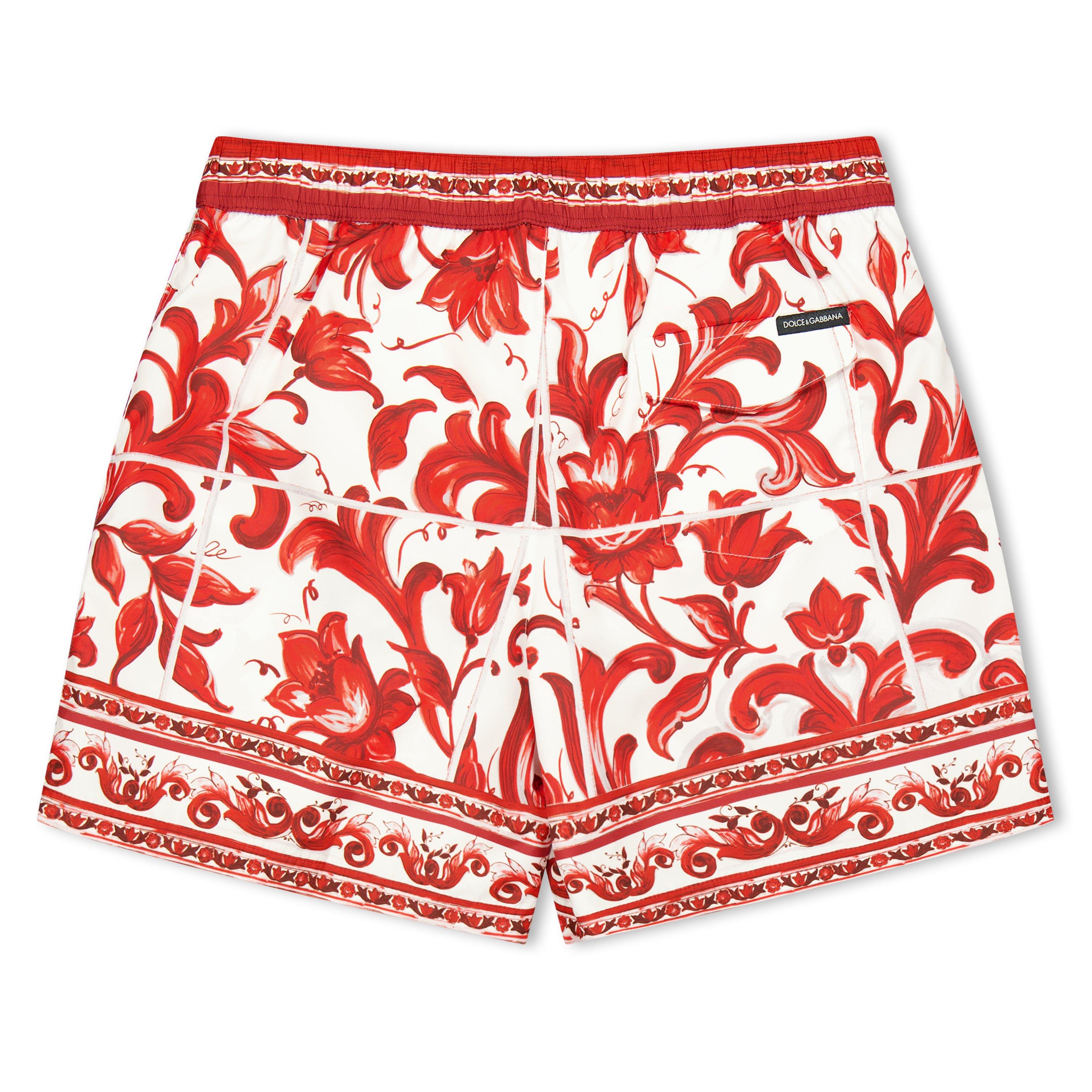 Wht Red I63TN - Dolce and Gabbana - DG Lgo Swim Jn63 - 2