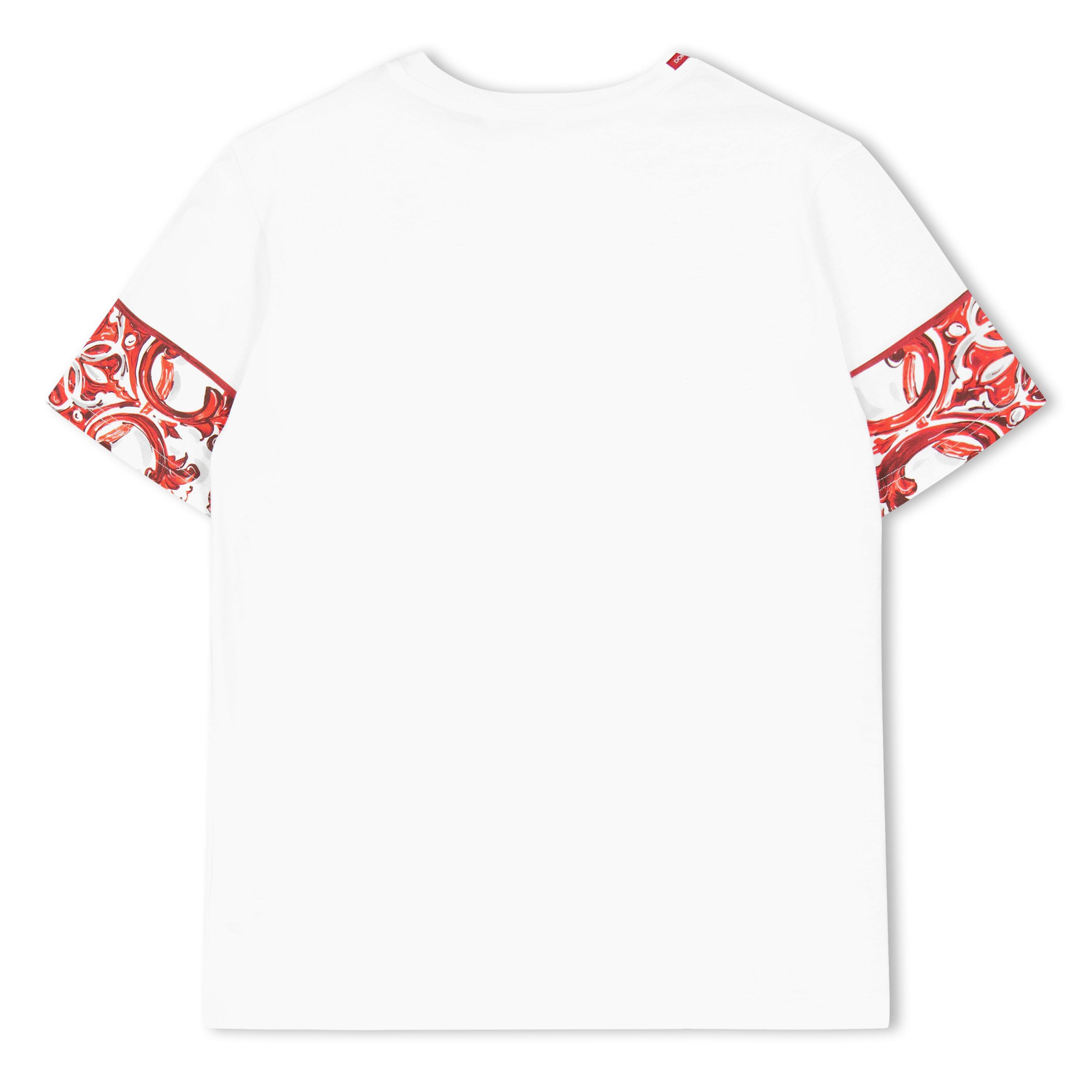 Wht Red W0111 - Dolce and Gabbana - DG LG Tee In63 - 2