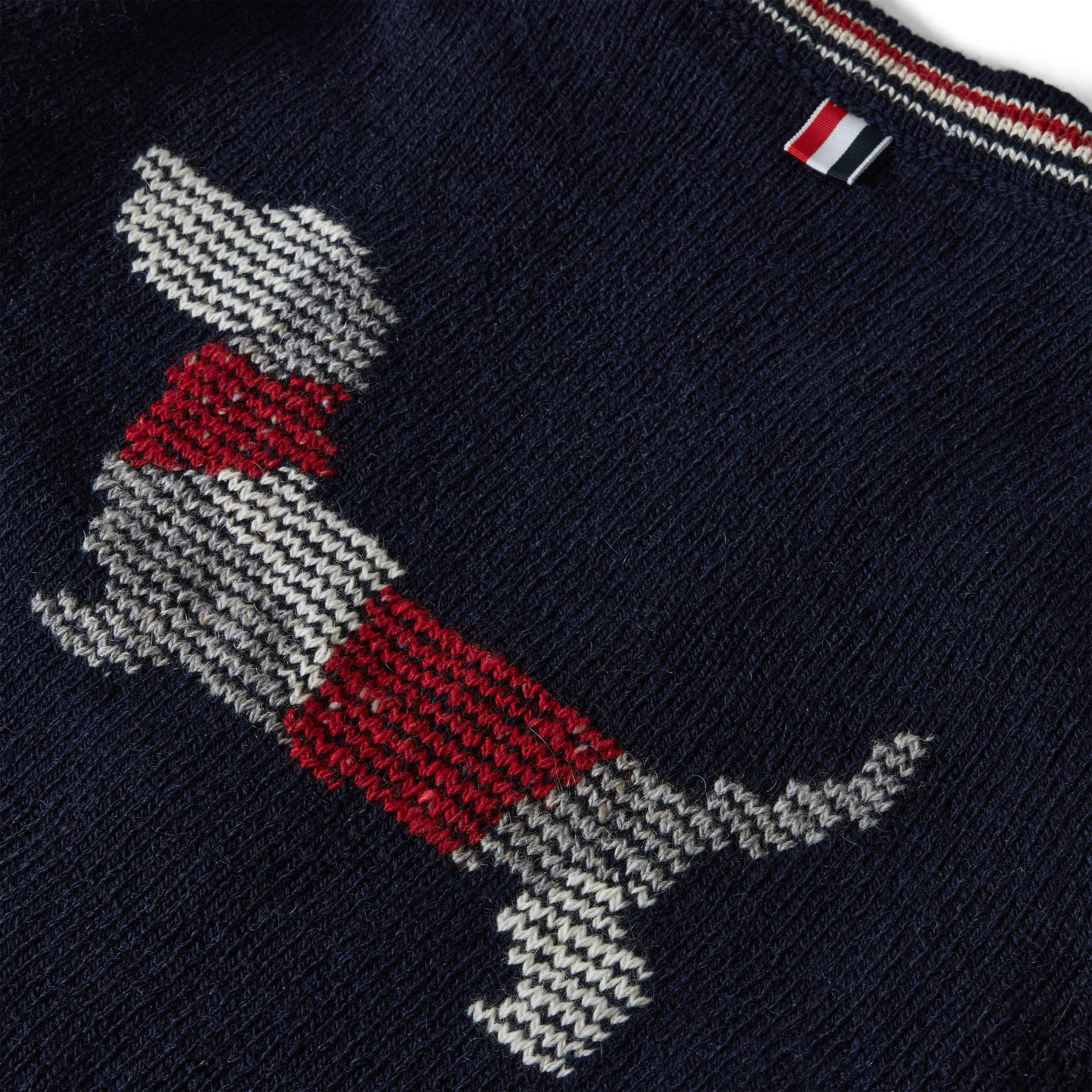 Navy - Thom Browne - TB Hector Ptchwrk V Sn63 - 3