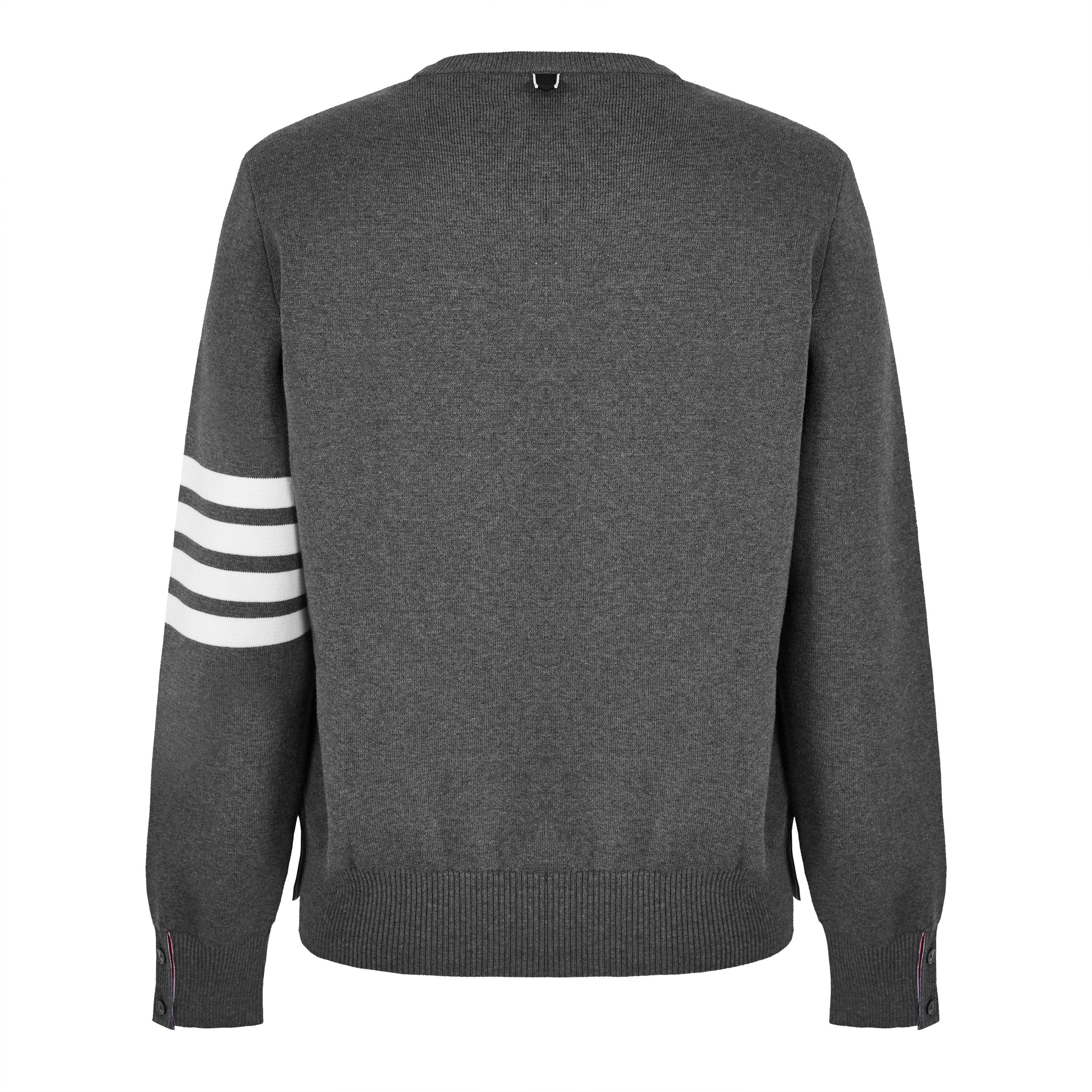 Med Grey - Thom Browne - TB Milano Crw Pullov Sn63 - 2