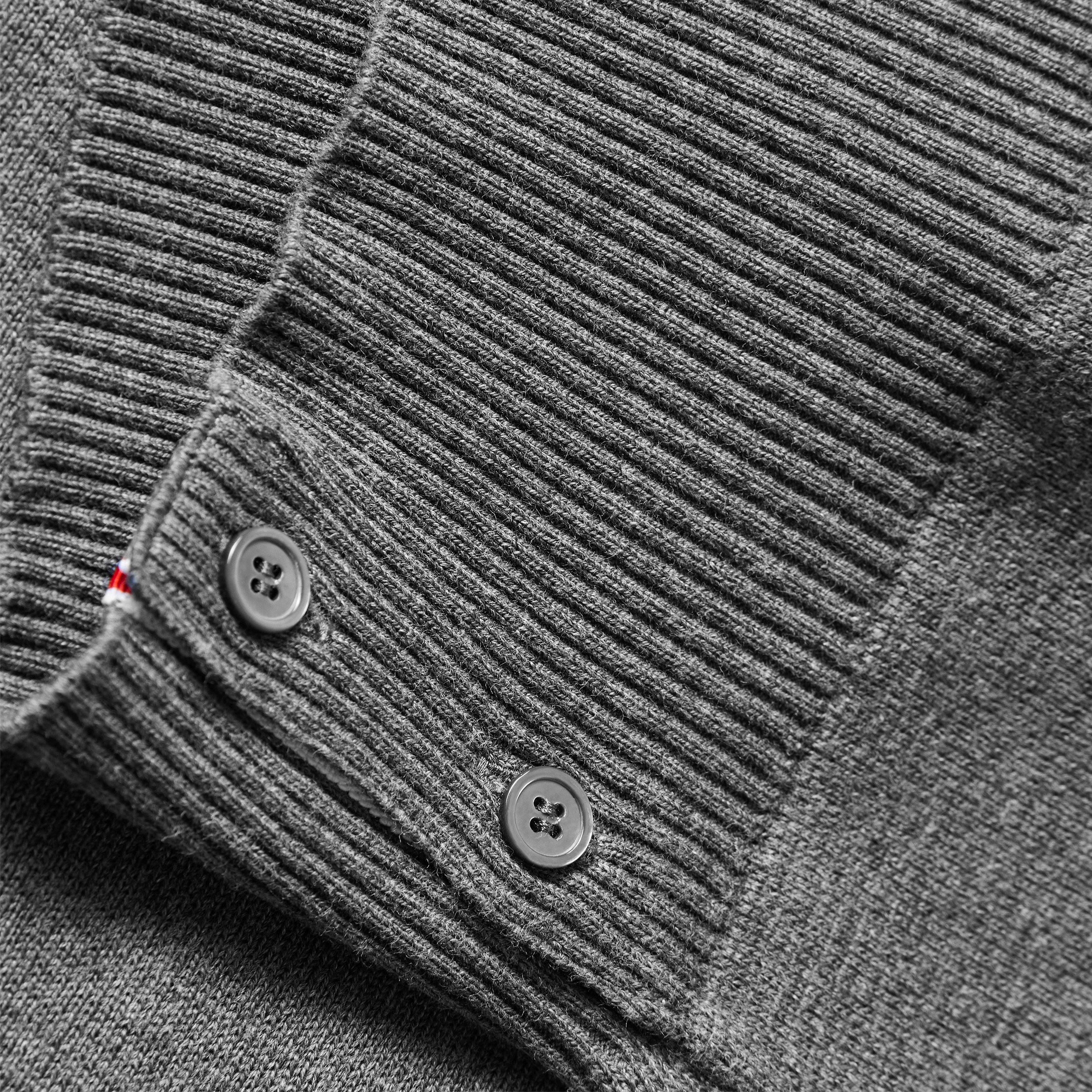 Med Grey - Thom Browne - TB Milano Crw Pullov Sn63 - 3