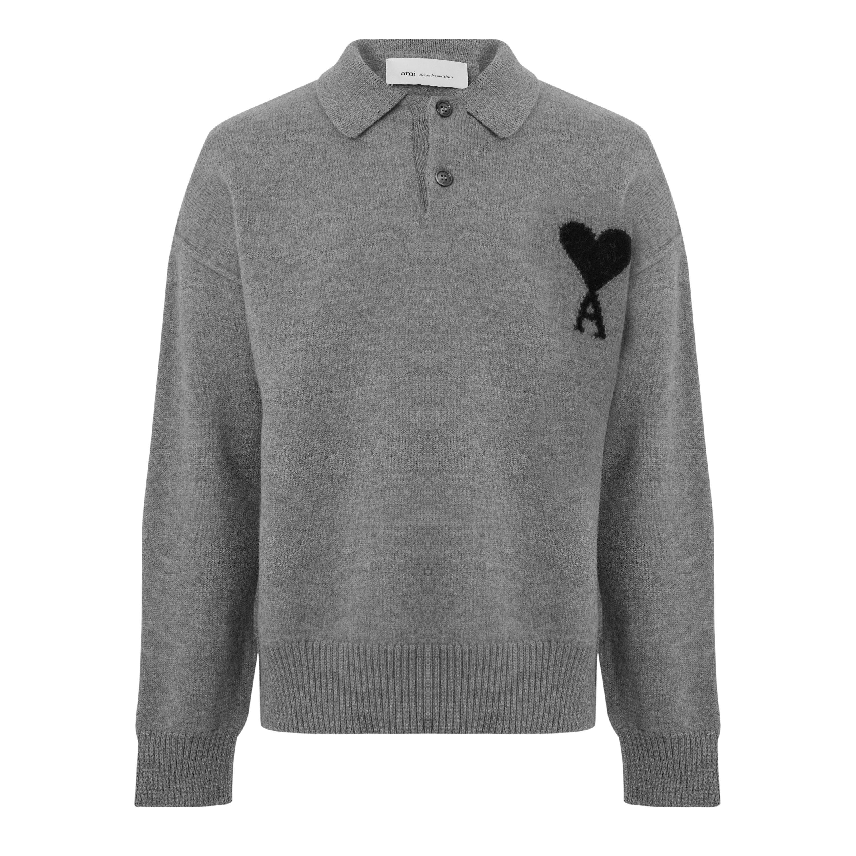 Ami Paris Ami ADC Knit Polo Sn64
