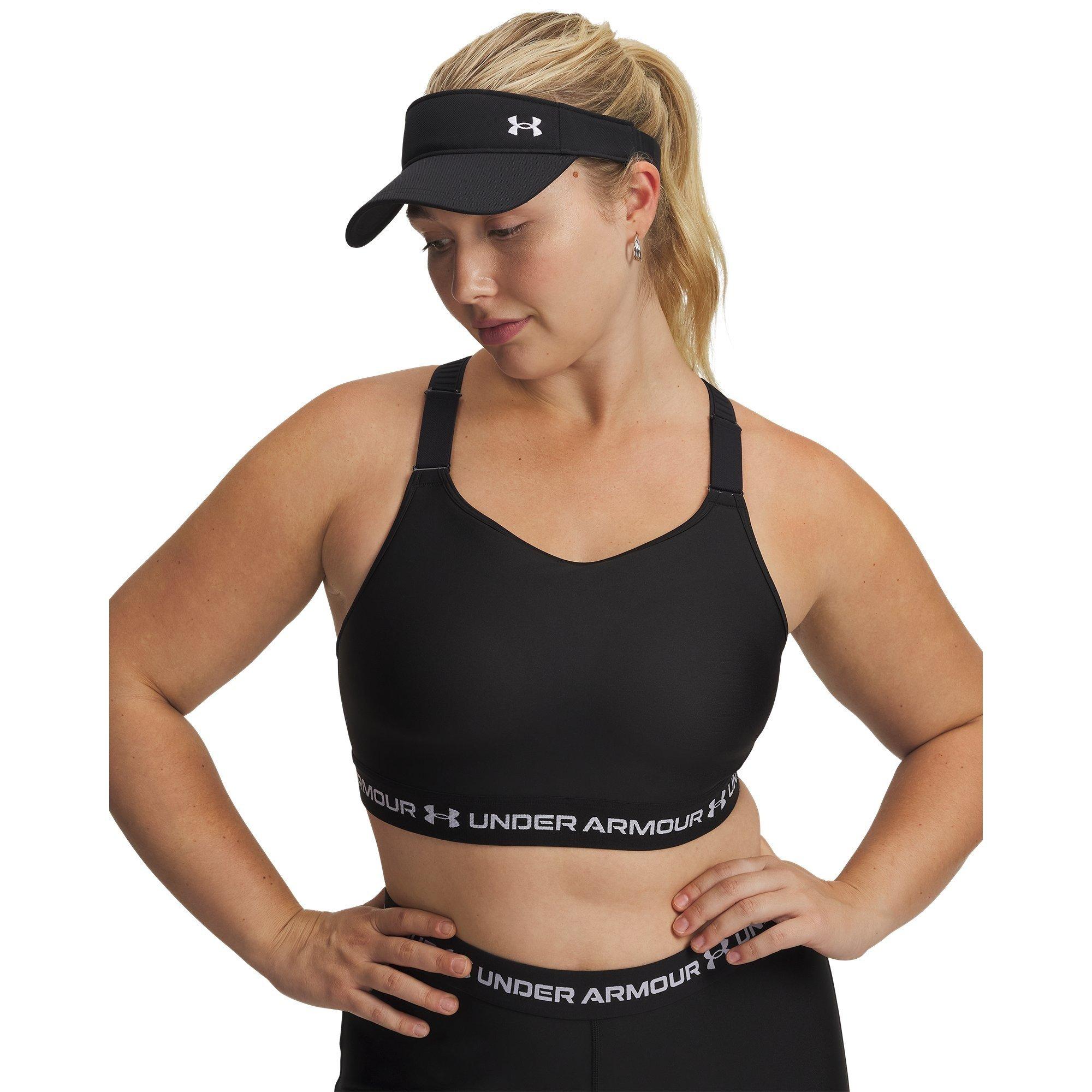 Black/White - Under Armour - Women's HeatGear High Impact Sports Bra - 11