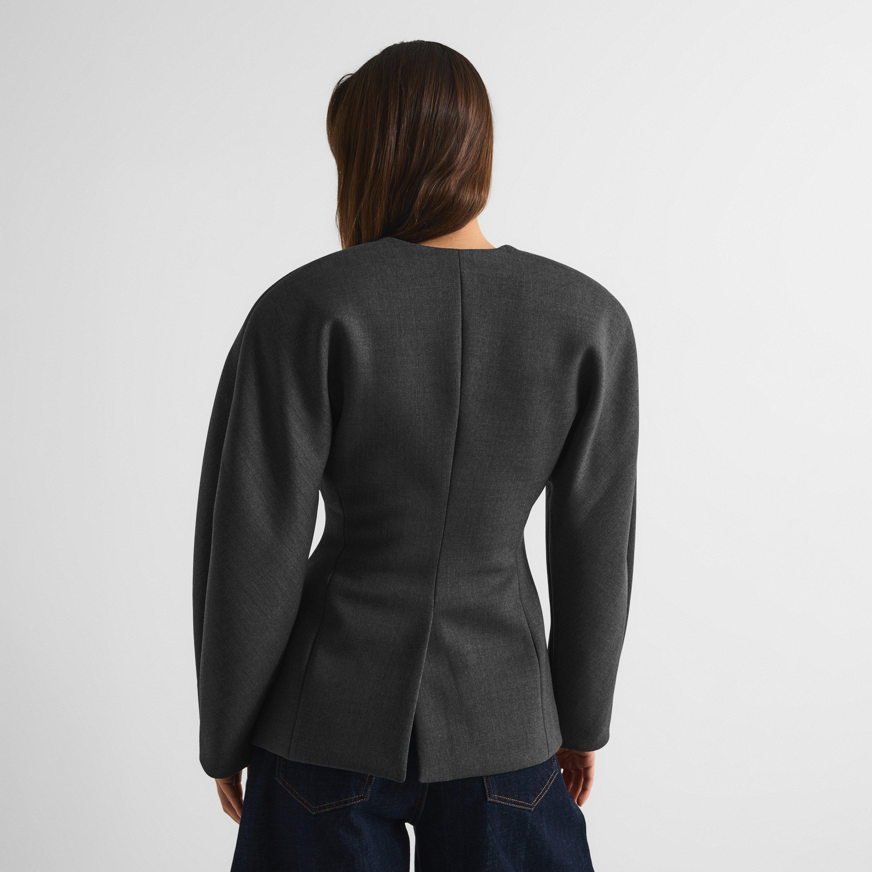 Dark Grey - Jacquemus - Women's La Veste Ovalo Cardigan - 4