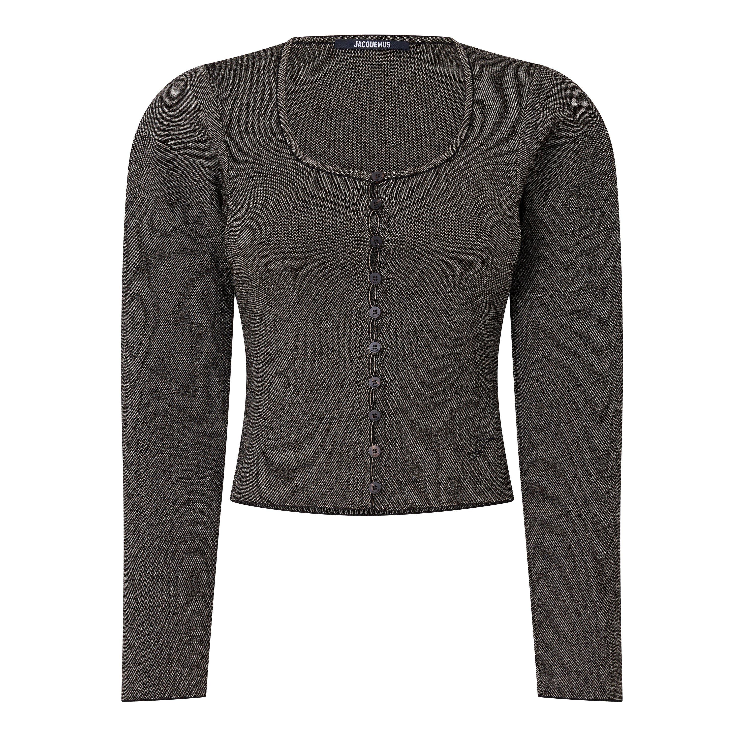 Dark Beige - Jacquemus - Women's Le Cardigan Sera - 1