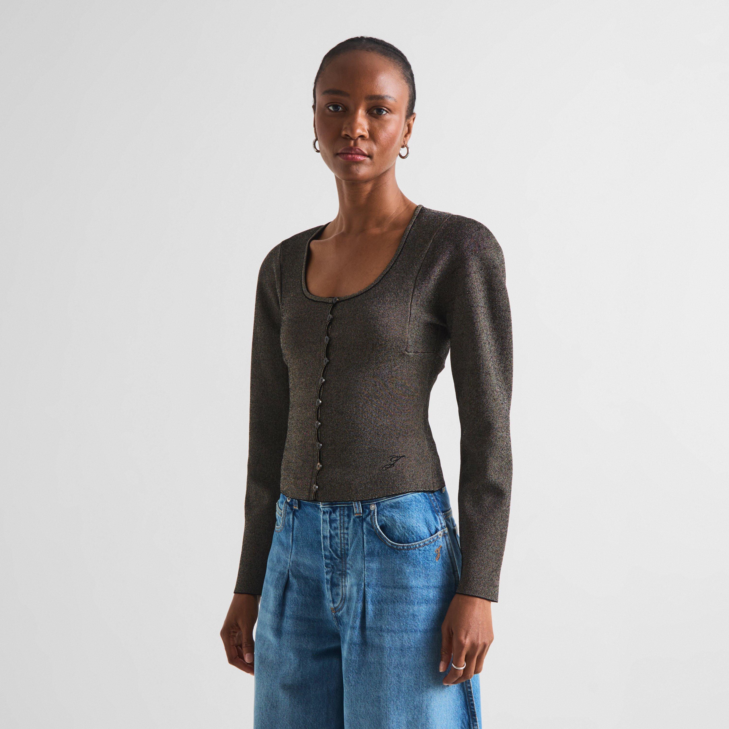Dark Beige - Jacquemus - Women's Le Cardigan Sera - 3