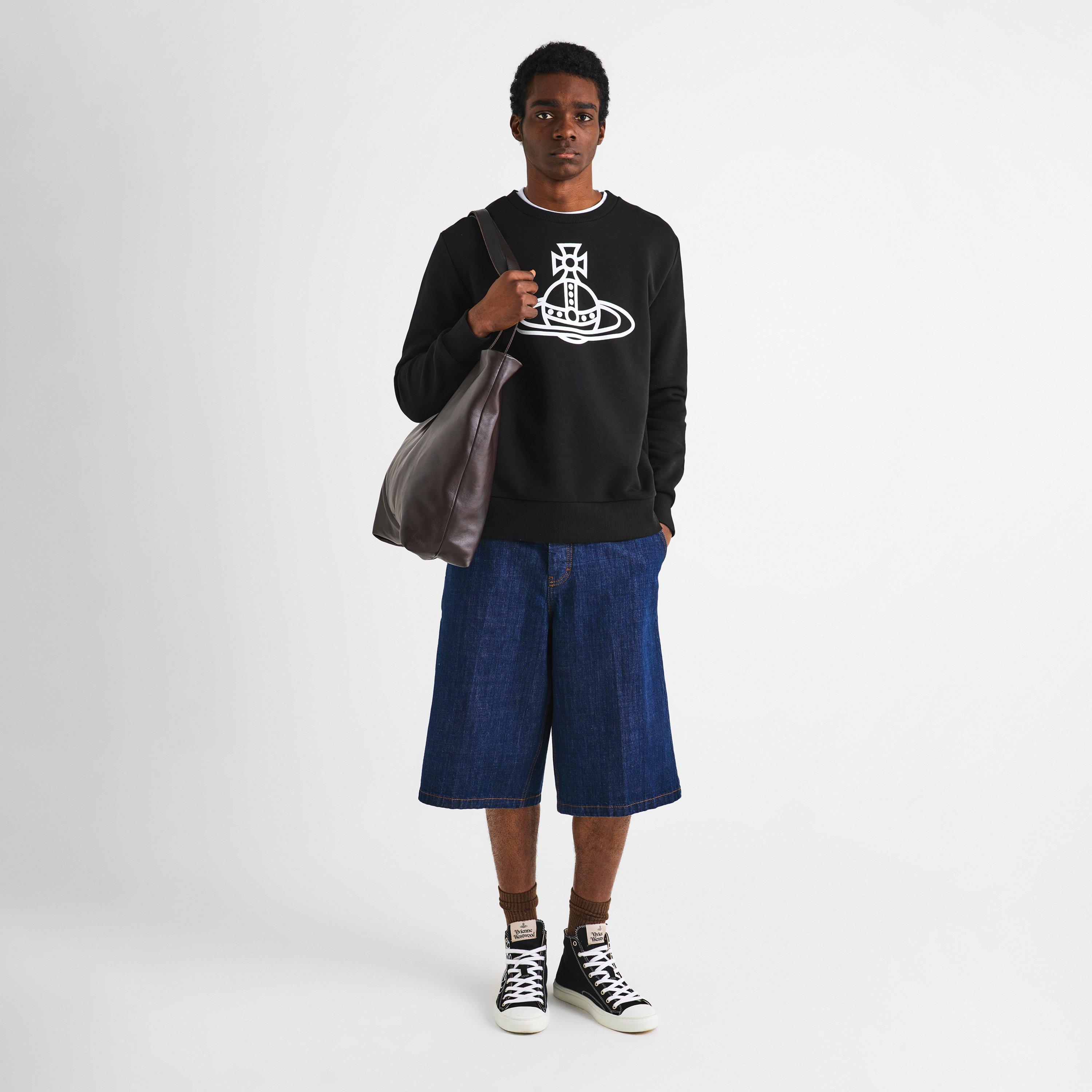 Black - Vivienne Westwood - Viv Big Orb Sweat Sn05 - 6