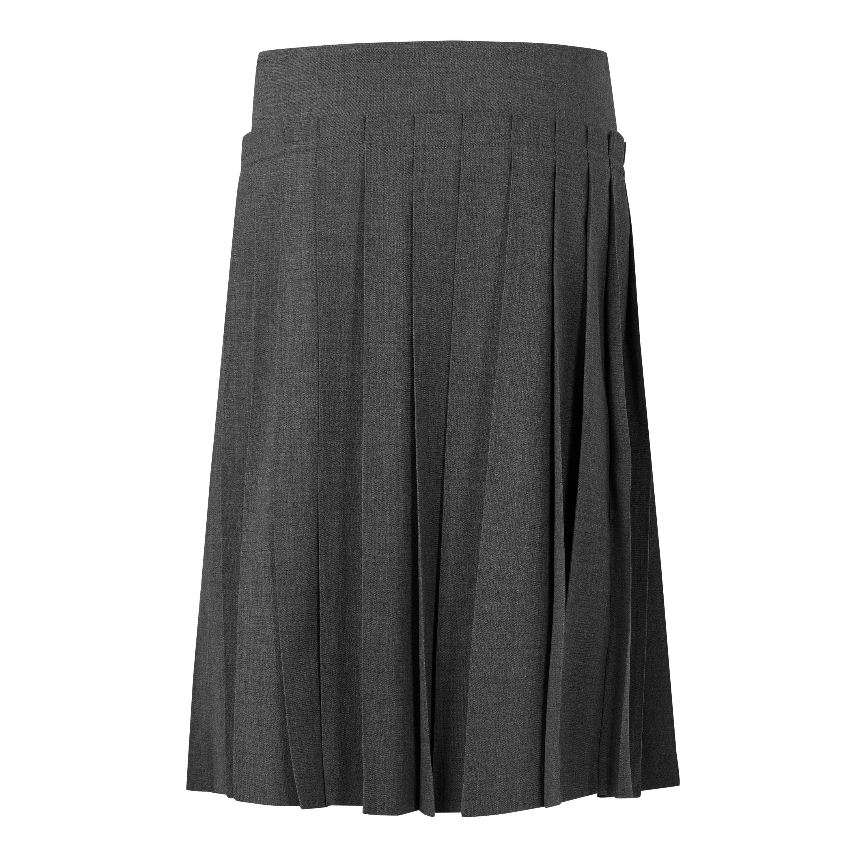 Grey Carbone - Ami Paris - Ami Pleated Skirt Ld64 - 2