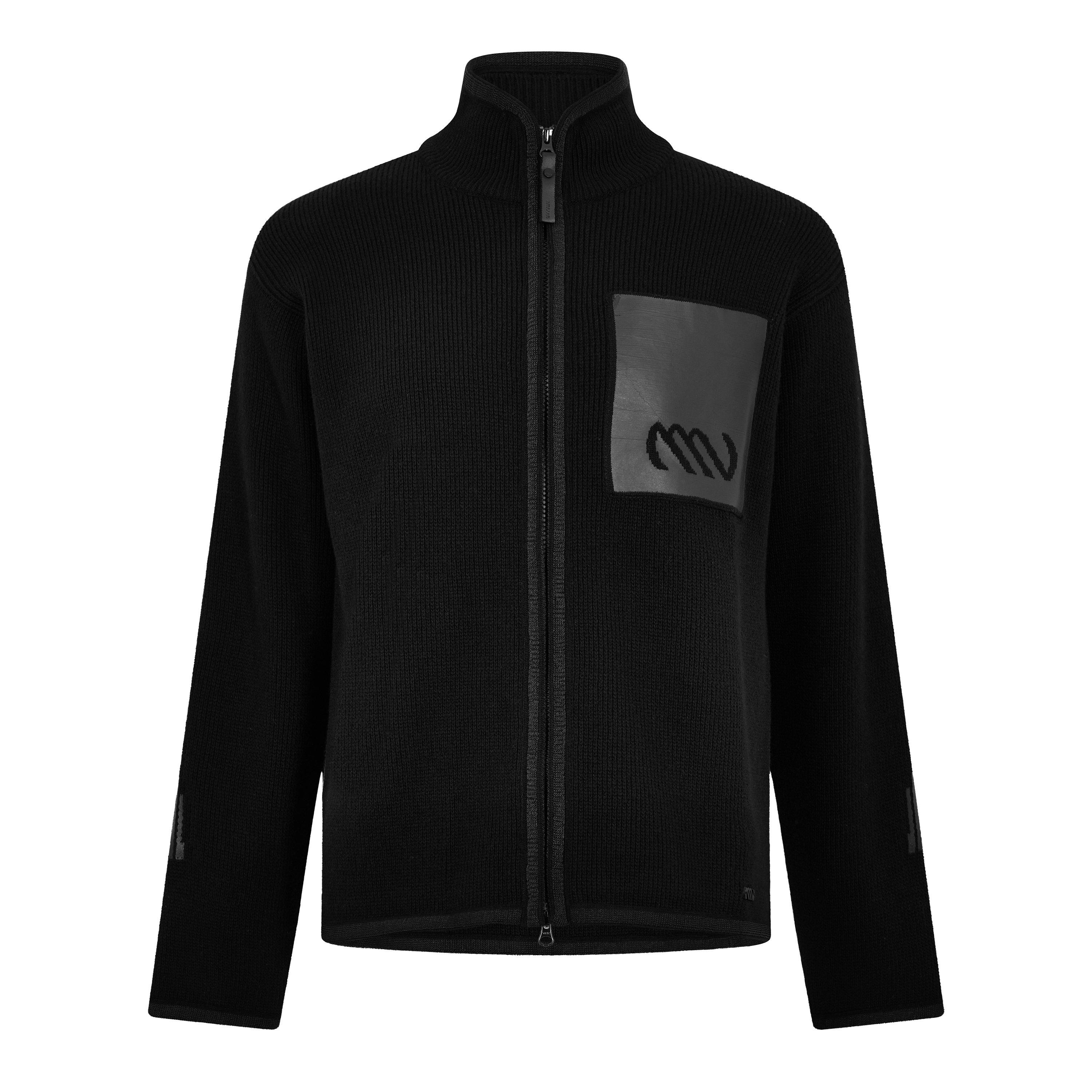Black - Massimo Osti Studio - Osti LG Knit Cardi Sn64 - 1