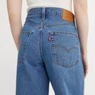 colour-block high-waisted jeans Neutrals. - Levis - Baggy Dad Jeans - 3