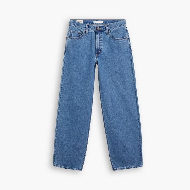 colour-block high-waisted jeans Neutrals. - Levis - Baggy Dad Jeans - 4