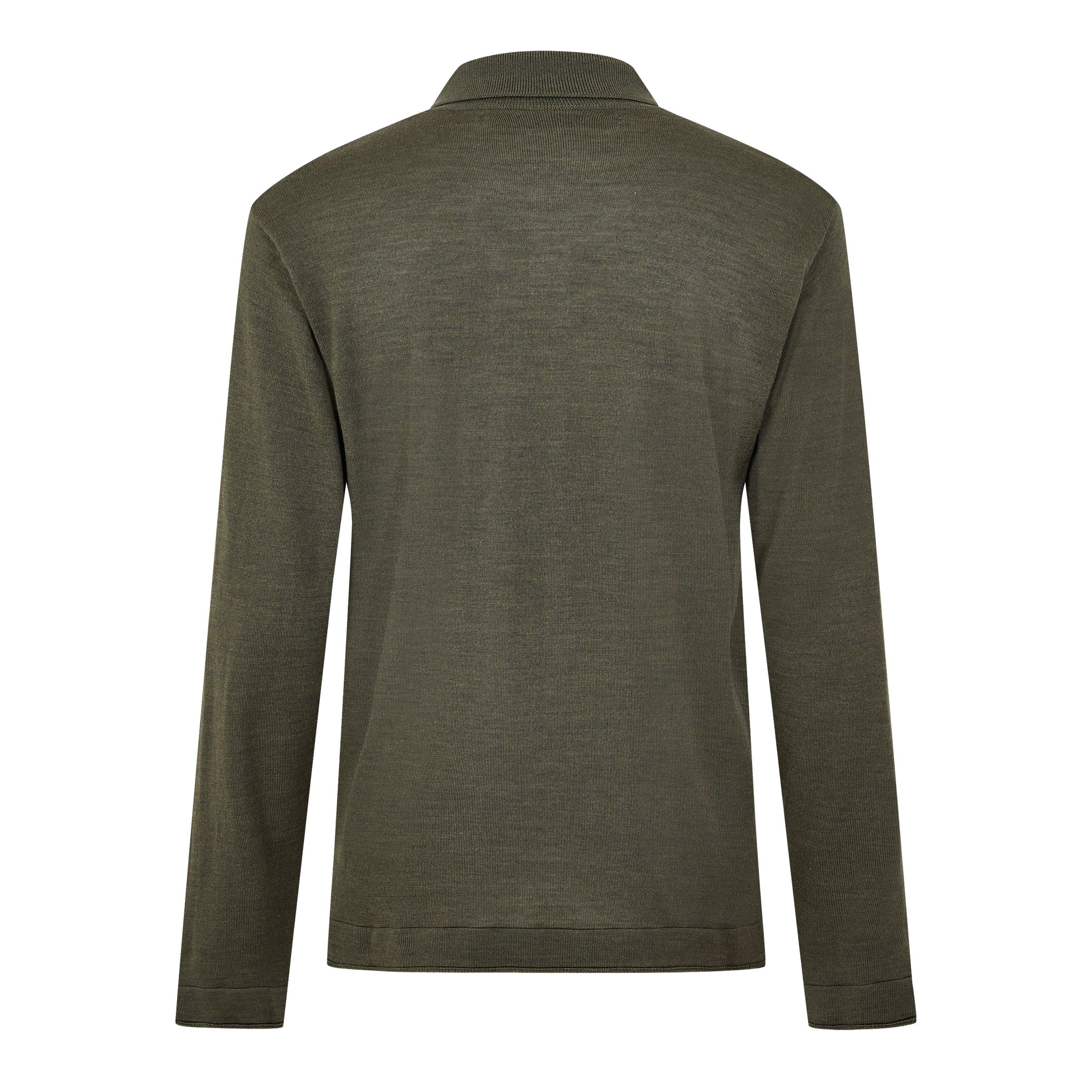 Turkish Coffee - Massimo Osti Studio - Osti LS Knit Polo Sn64 - 2