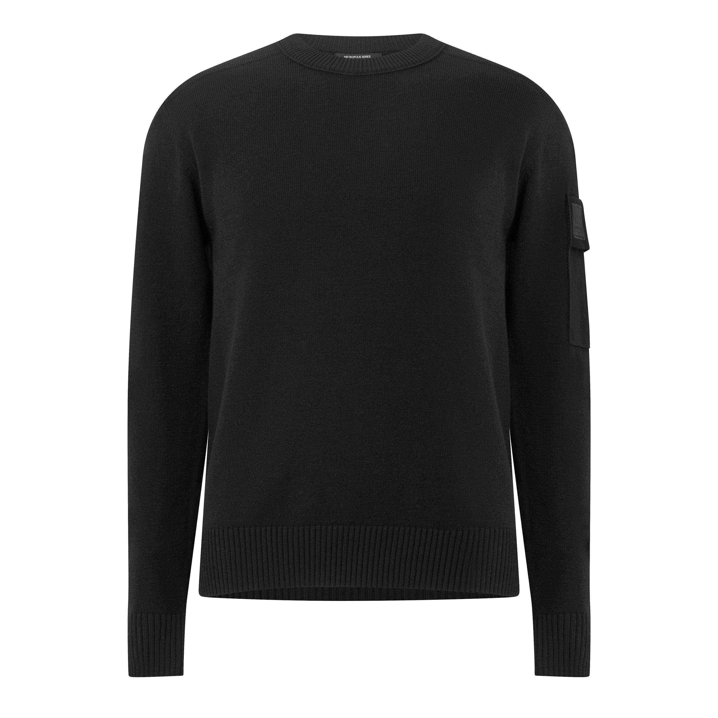 Black 999 - CP Company Metropolis - CPCM Crw Knit Sn64 - 1