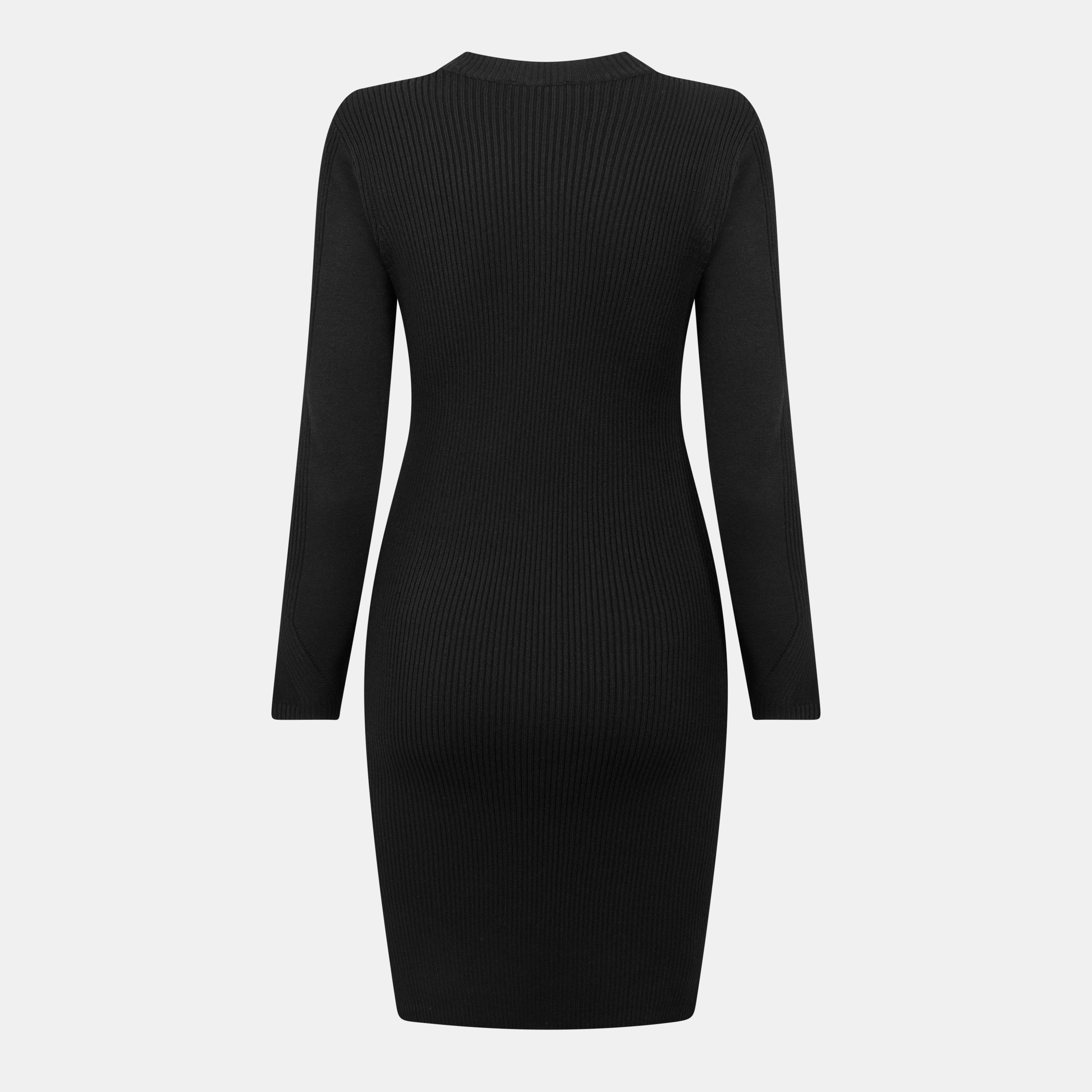 Black - Jack Wills - Rib Mini Dress - 2