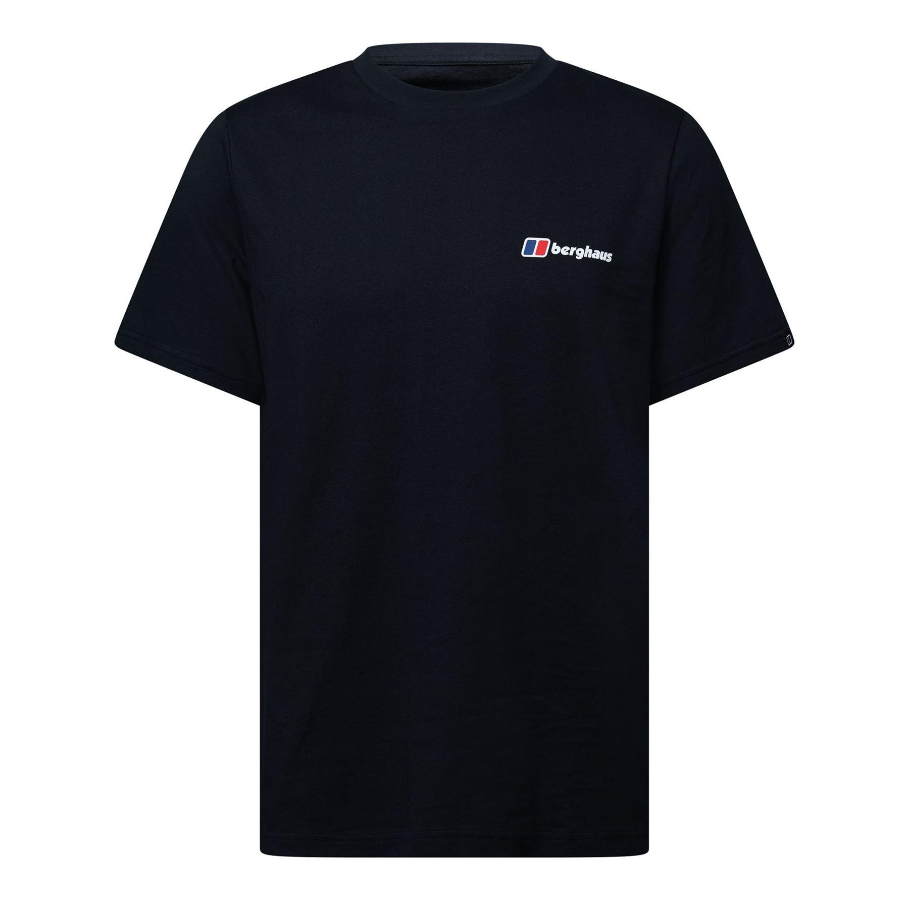 Black - Berghaus - Front & Back Logo T-Shirt - 1