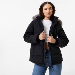 Jack Wills JW Padded Fur Parka Jacket