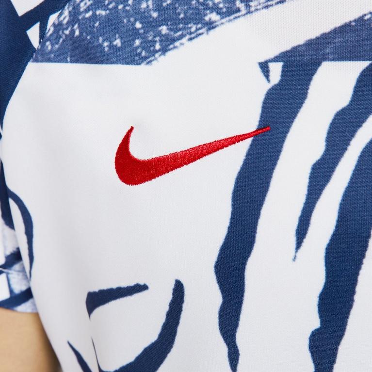 Blanc/Rouge - Nike - T-Shirt de manga comprida 544 - 4