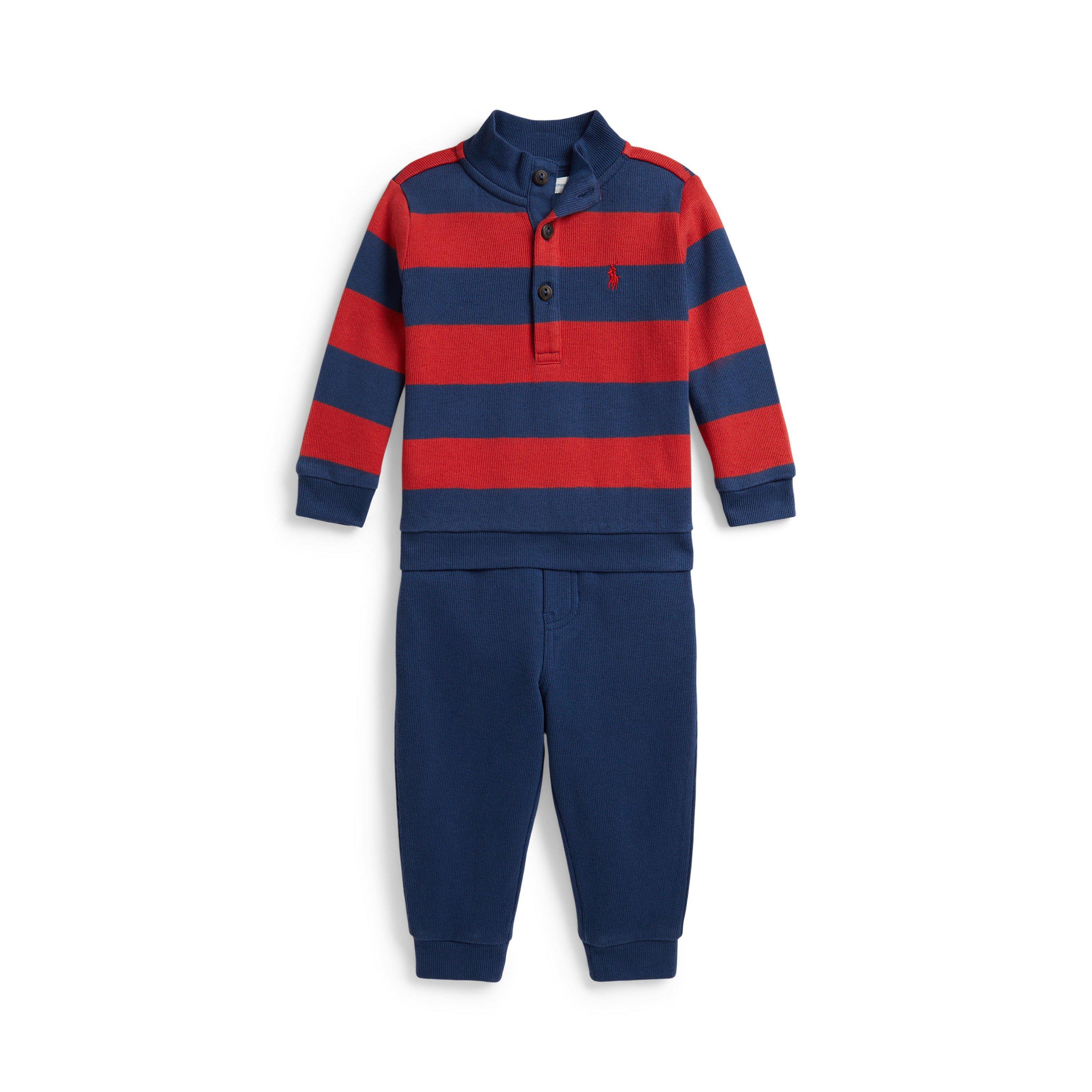 Red Multi - Polo Ralph Lauren - Polo Rugby/Jog Set In64 - 1