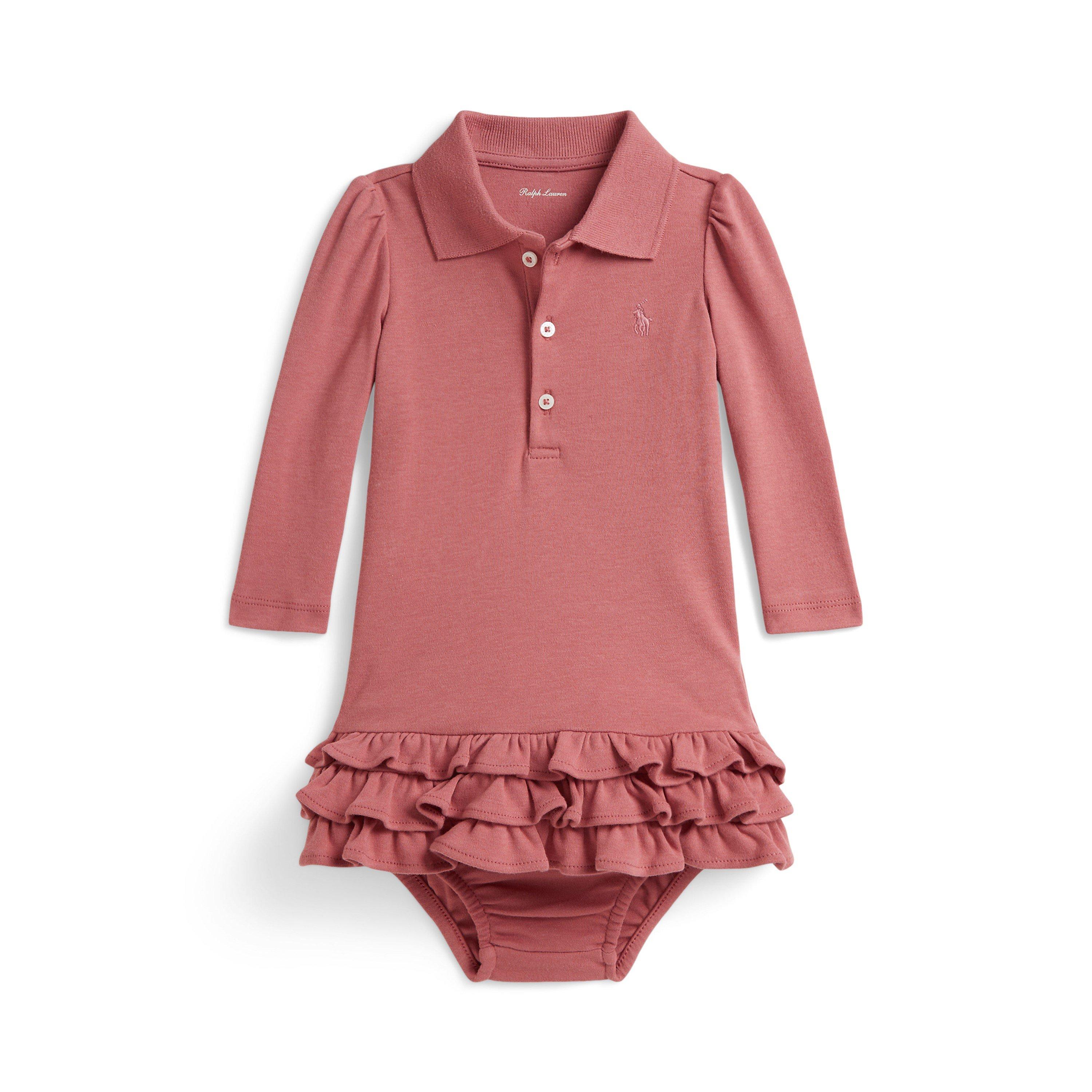 Canvas Pink - Polo Ralph Lauren - Polo LS Polo Dress In64 - 1