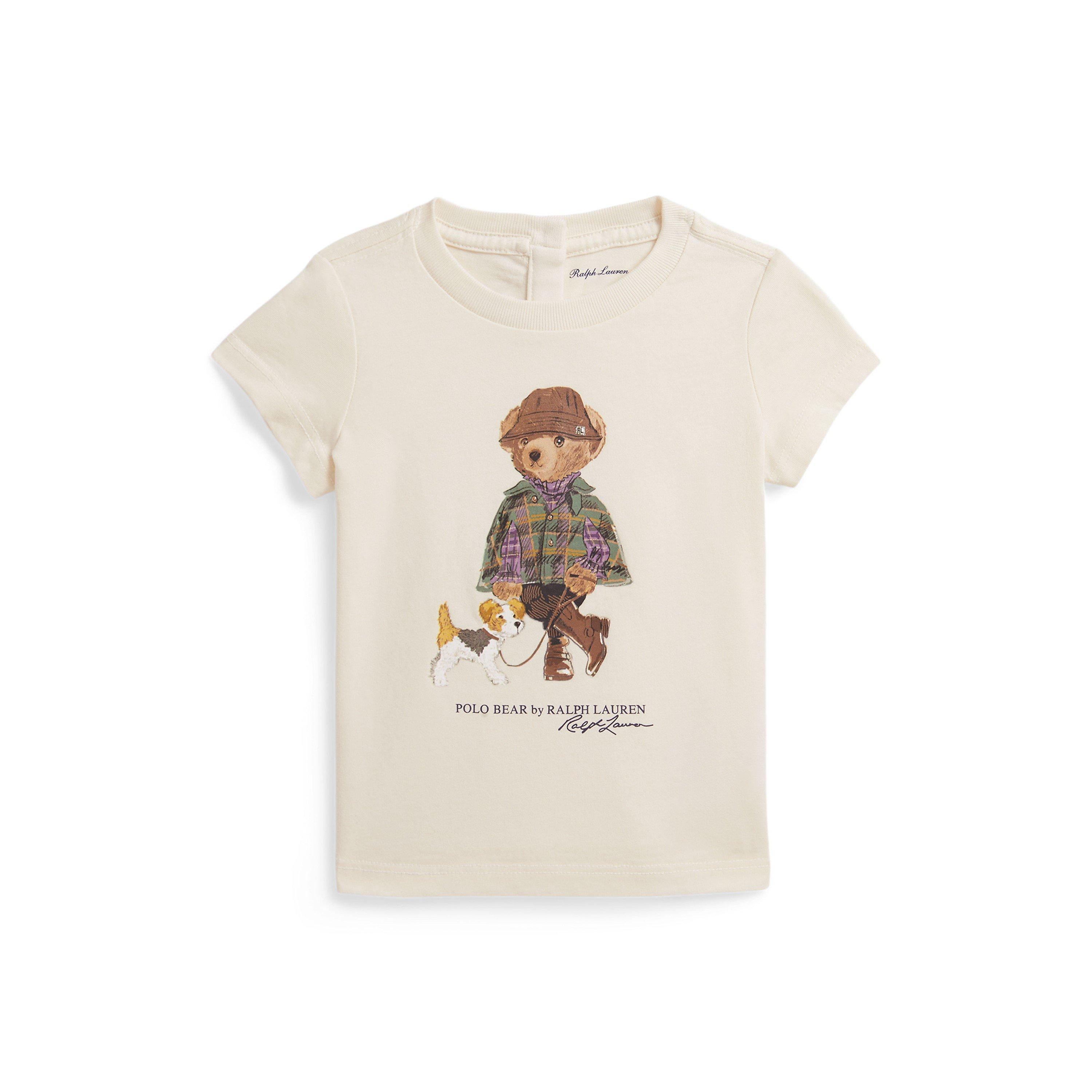 Estate Cream - Polo Ralph Lauren - Kids' Polo Graphic Cotton Crew-Neck Short-Sleeve T-Shirt - 1